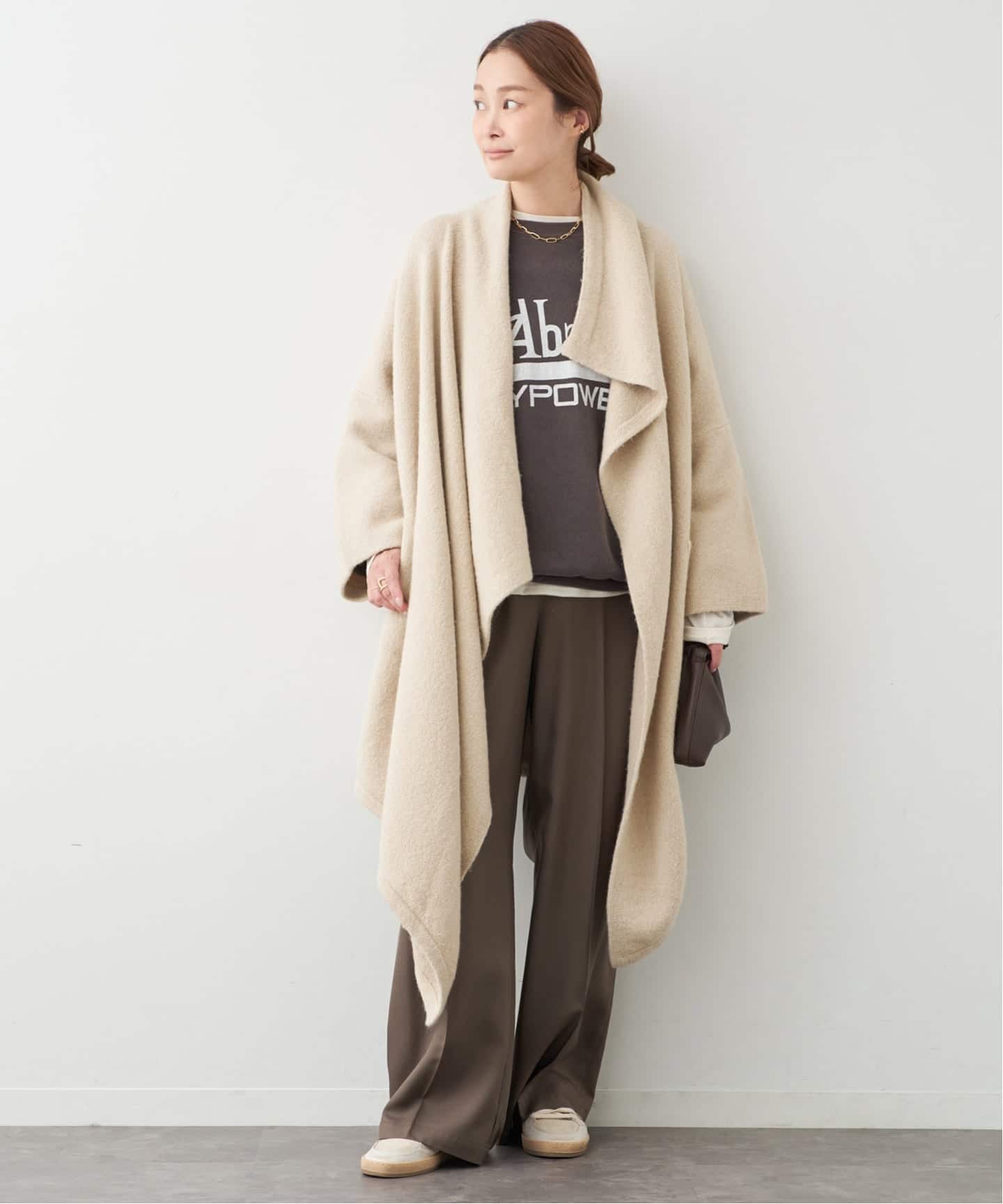 LAUREN MANOOGIAN/ローレン マヌージアン】DRAPE MANTLE（カーディガン