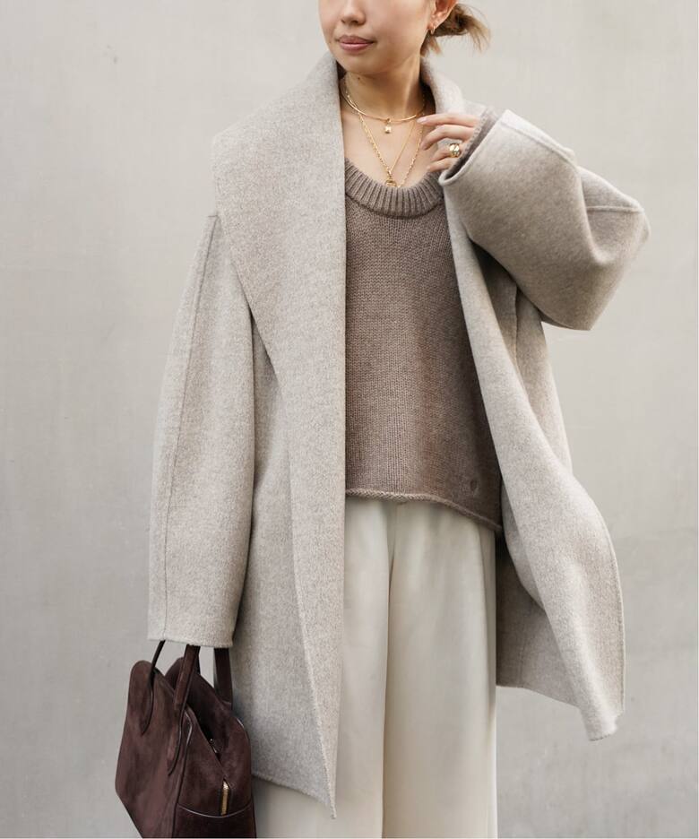 ALMA ROSA/アルマ ローザ】SHAWL COLLAR COAT（その他ブルゾン 