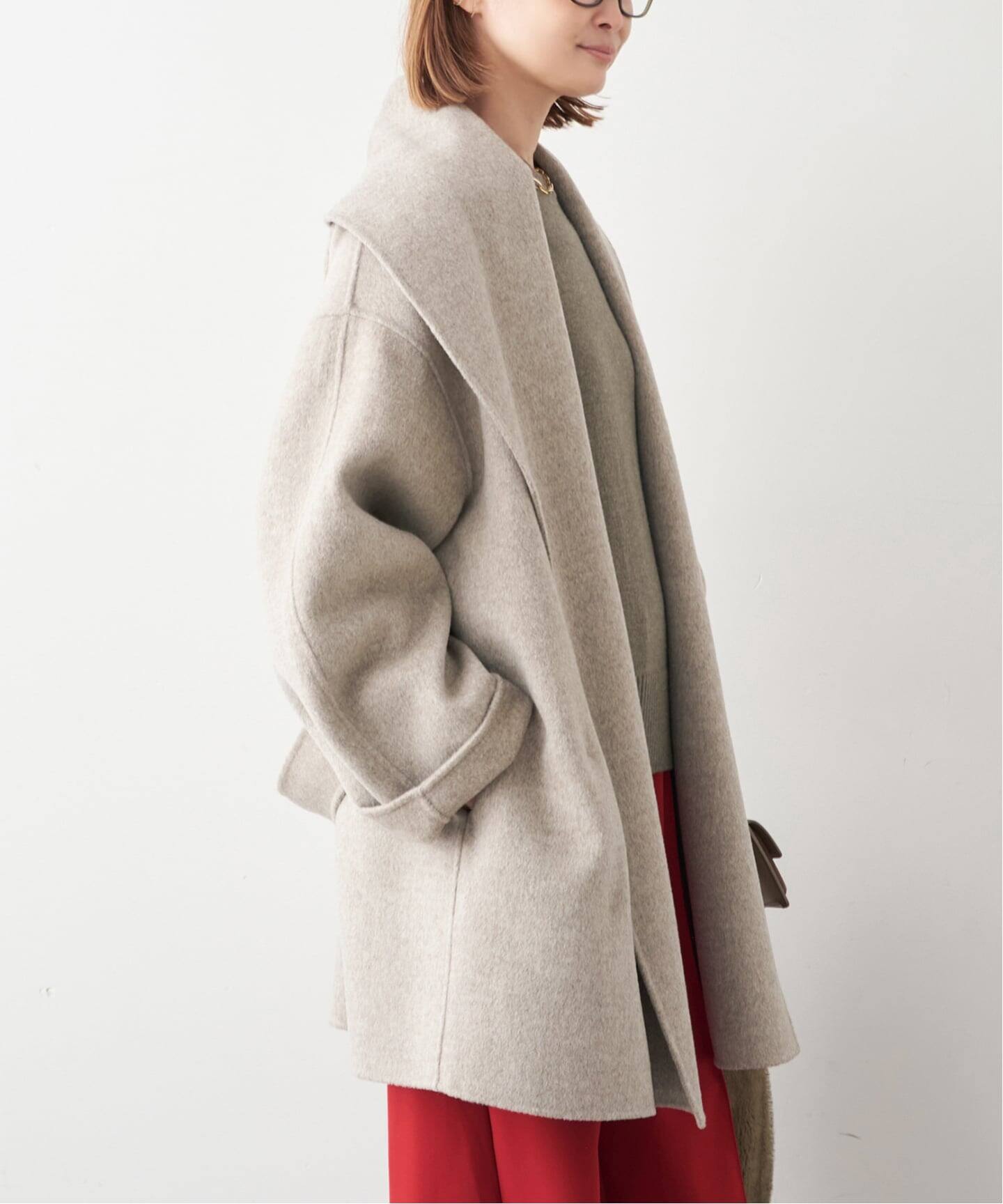 ALMA ROSA/アルマ ローザ】SHAWL COLLAR COAT（その他ブルゾン