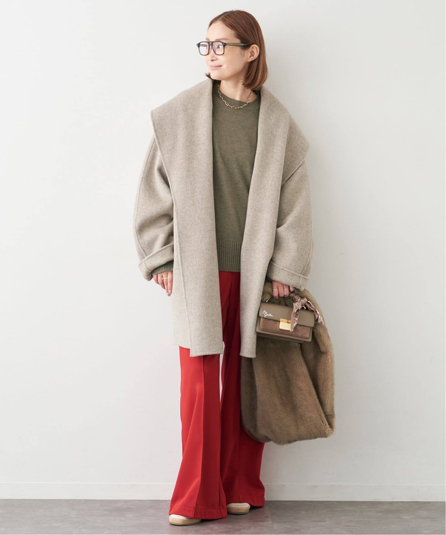 Deuxieme Classe★ドゥーズィエム★ALMA ROSA コート ALMA ROSA/アルマ ローザ】SHAWL COLLAR COAT（その他ブルゾン