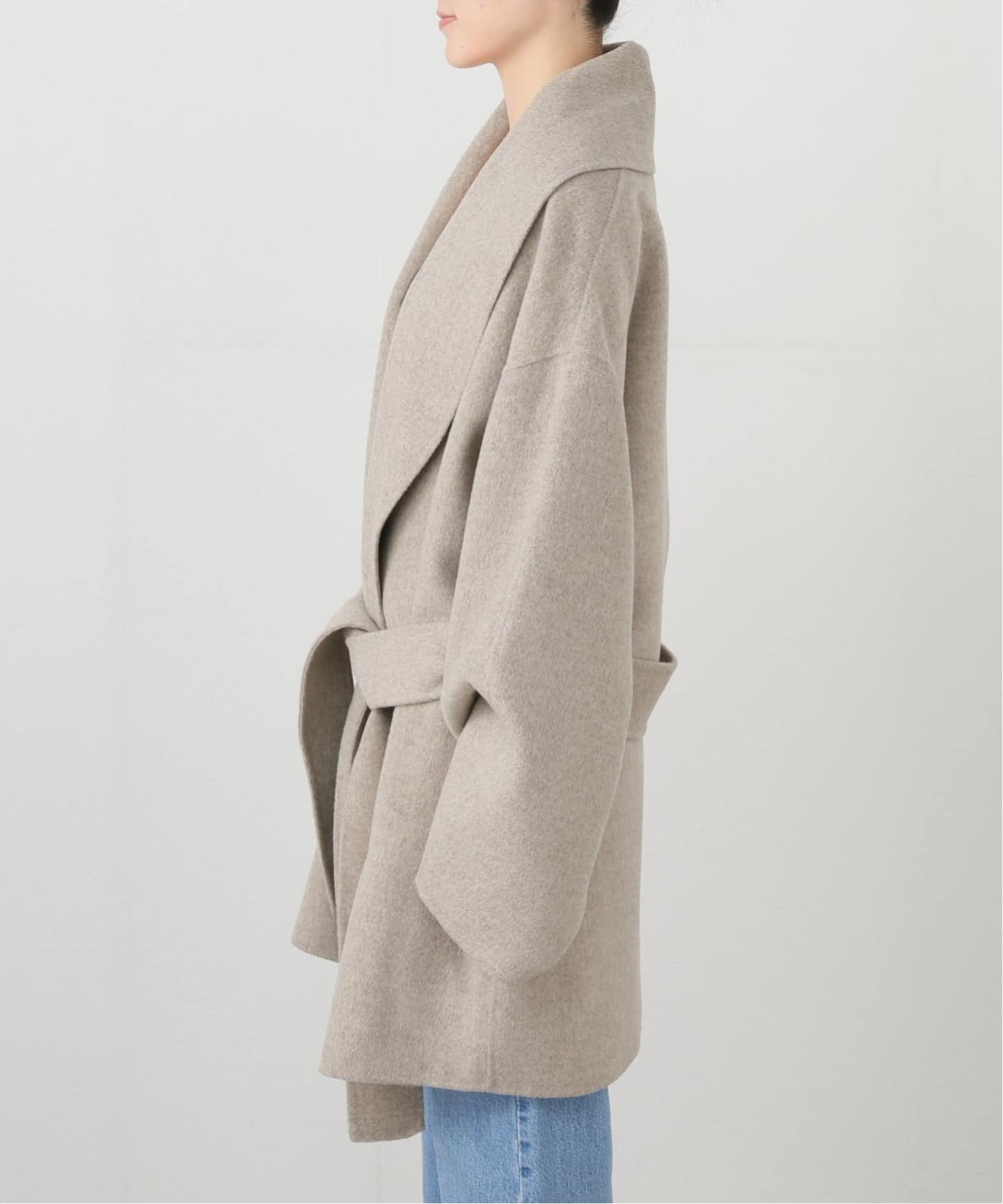 ALMA ROSA/アルマ ローザ】SHAWL COLLAR COAT（その他ブルゾン