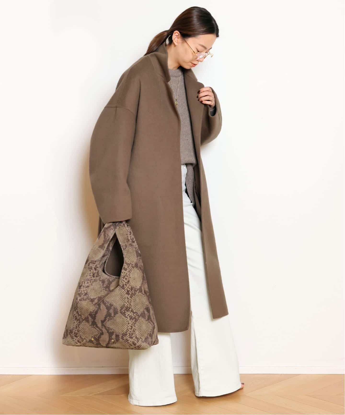 ウールアンゴラ リバーコート（チェスターコート）｜MUSE de Deuxieme