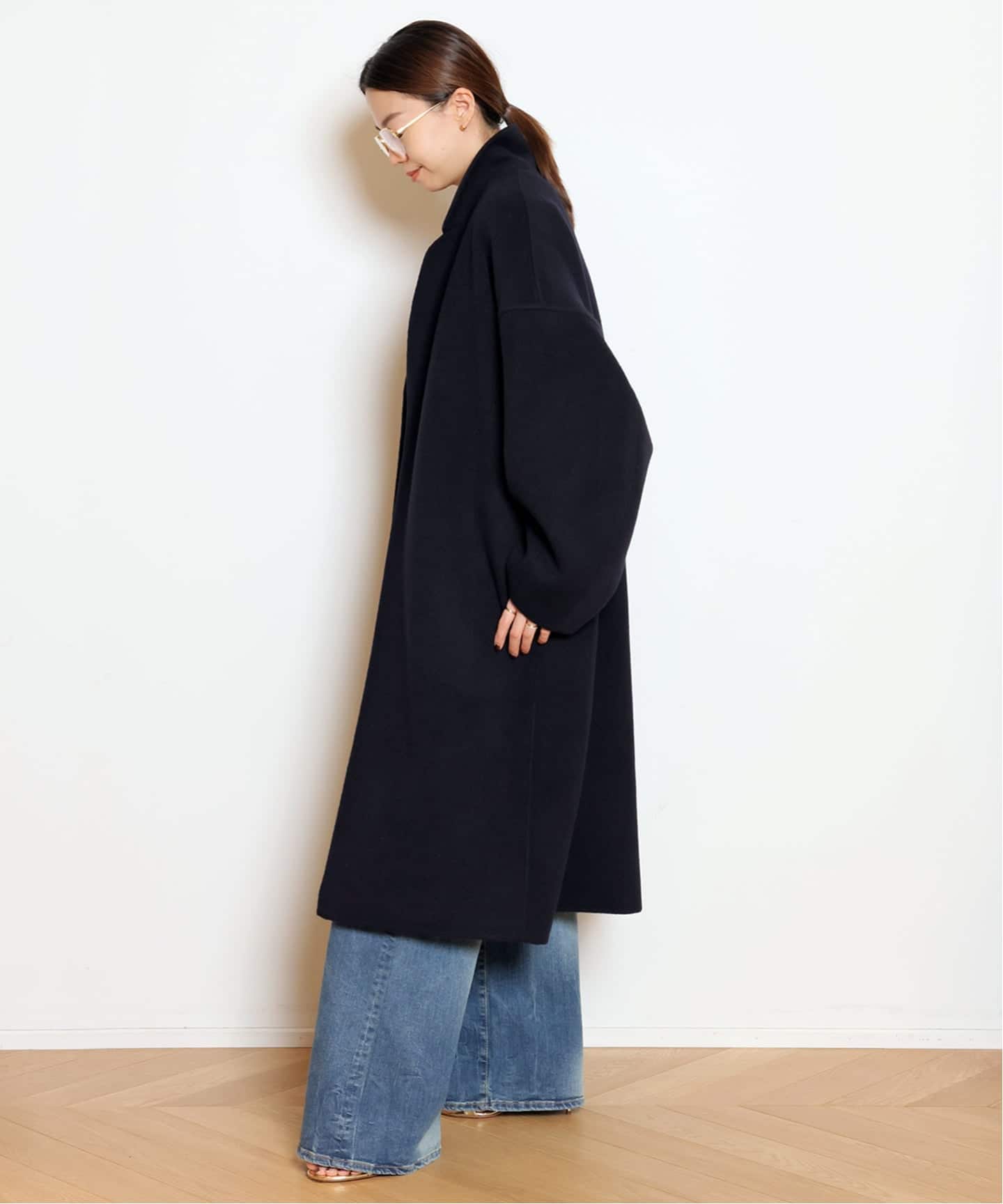 ウールアンゴラ リバーコート（チェスターコート）｜MUSE de Deuxieme