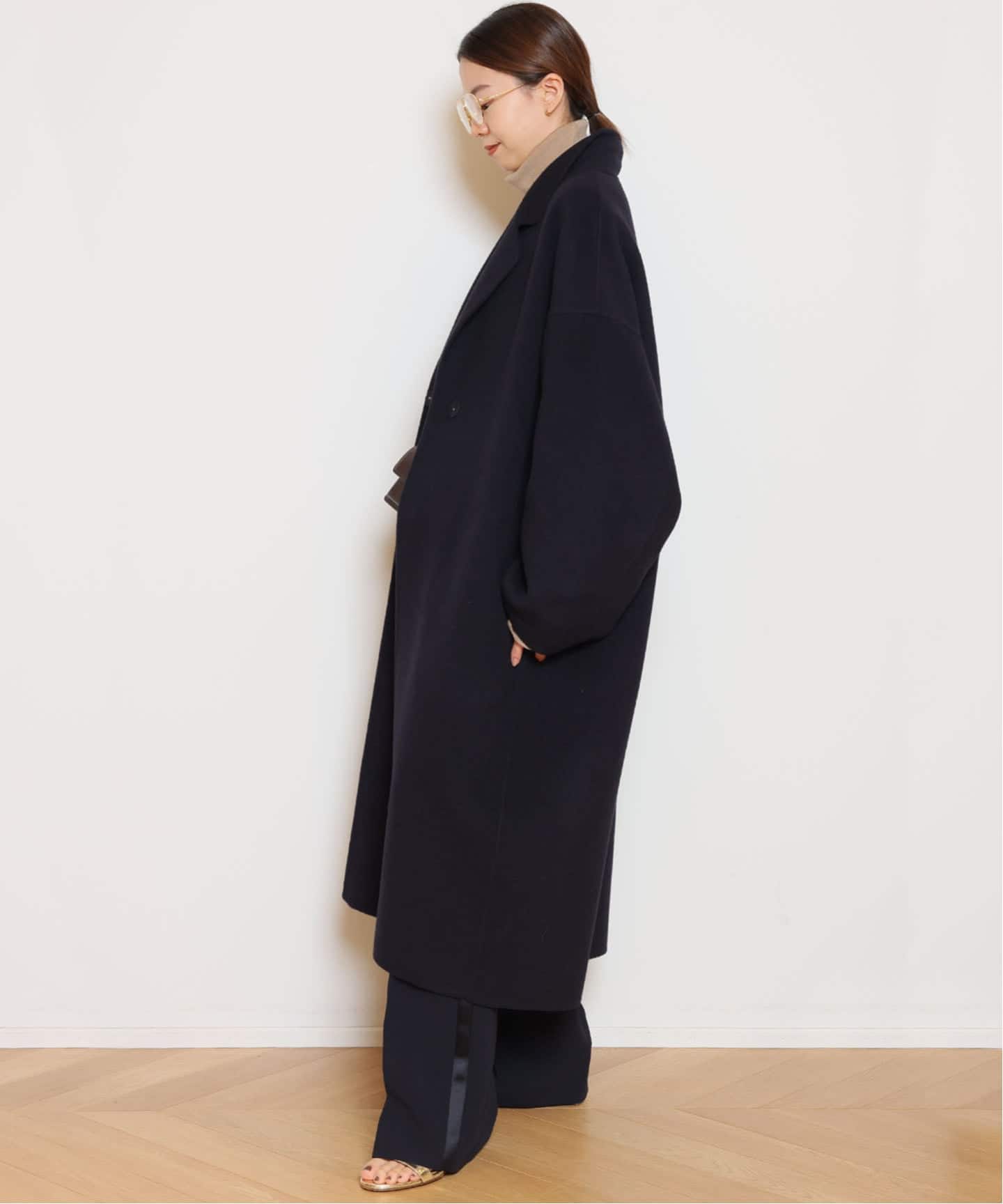 ウールアンゴラ リバーコート（チェスターコート）｜MUSE de Deuxieme