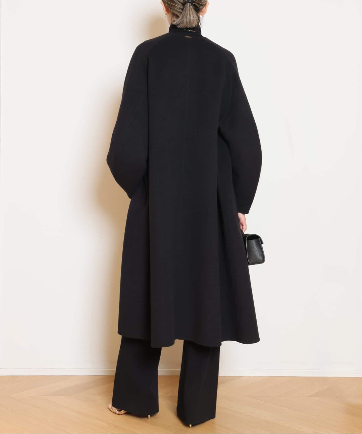 ウールアンゴラ ノーカラーコート（ノーカラーコート）｜MUSE de
