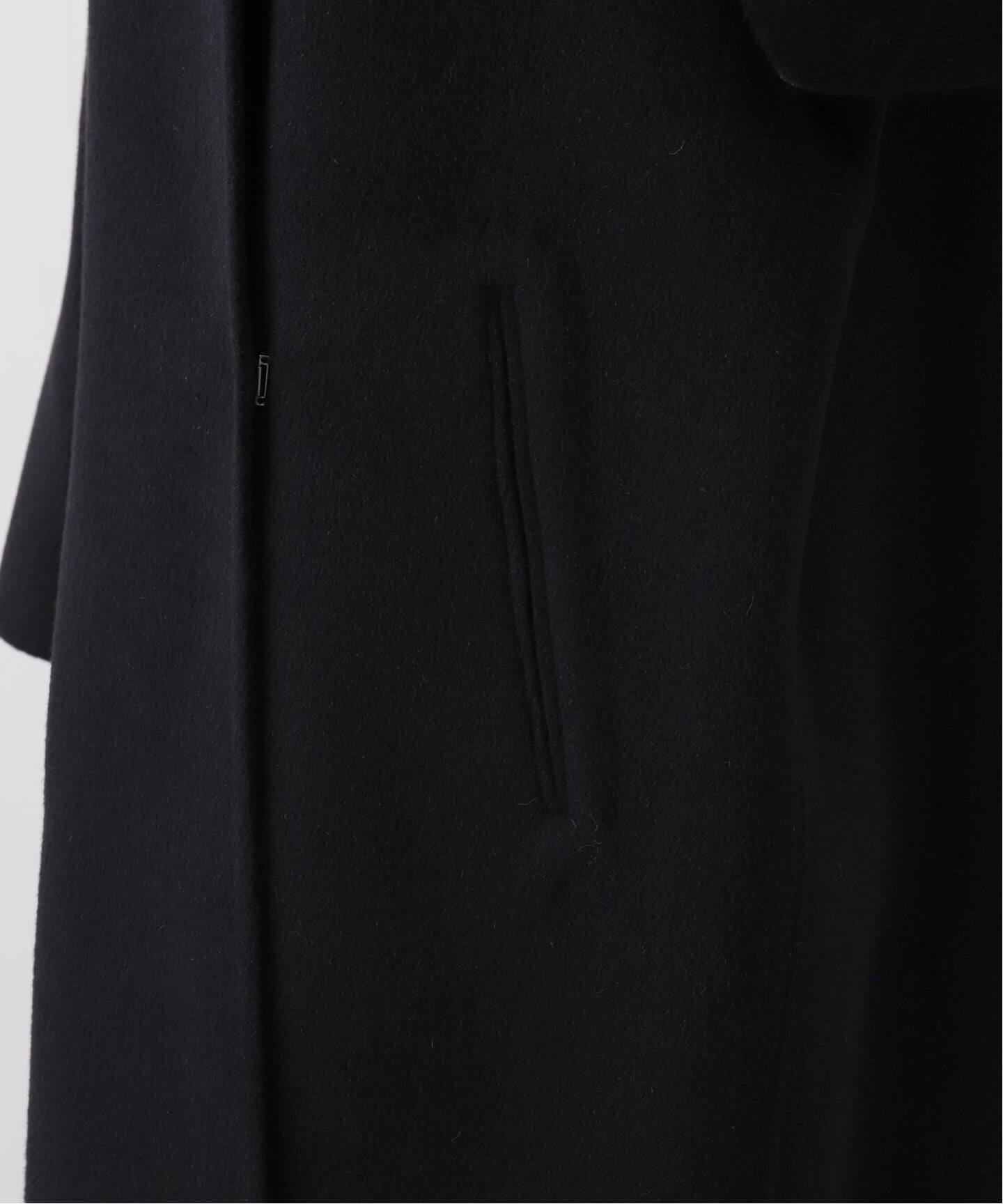 ウールアンゴラ ノーカラーコート（ノーカラーコート）｜MUSE de