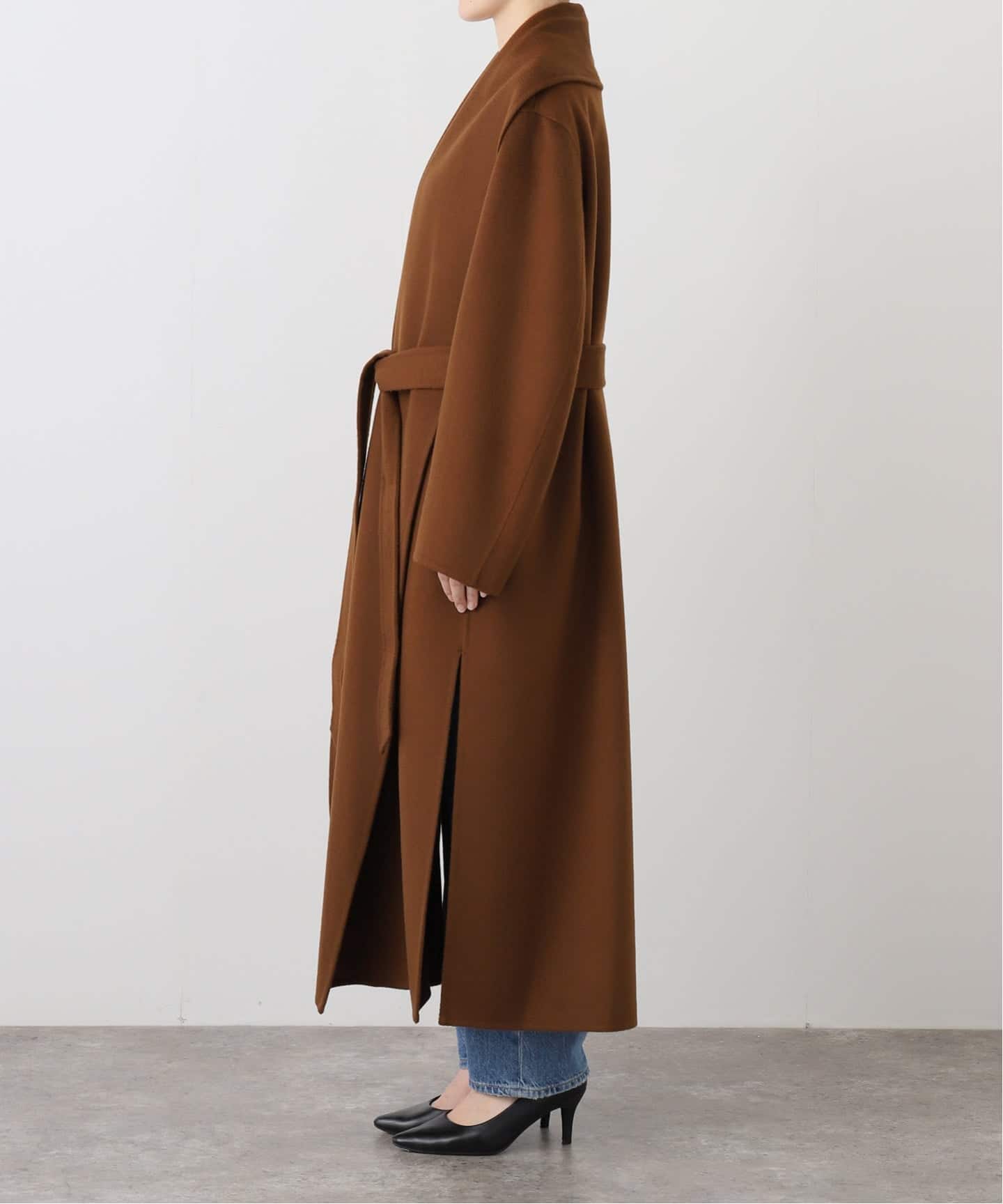 トーテム　ロング　キャメル２月１０日から再出品 OPERA REVER ロングコート（その他ブルゾン／アウター）｜Deuxieme