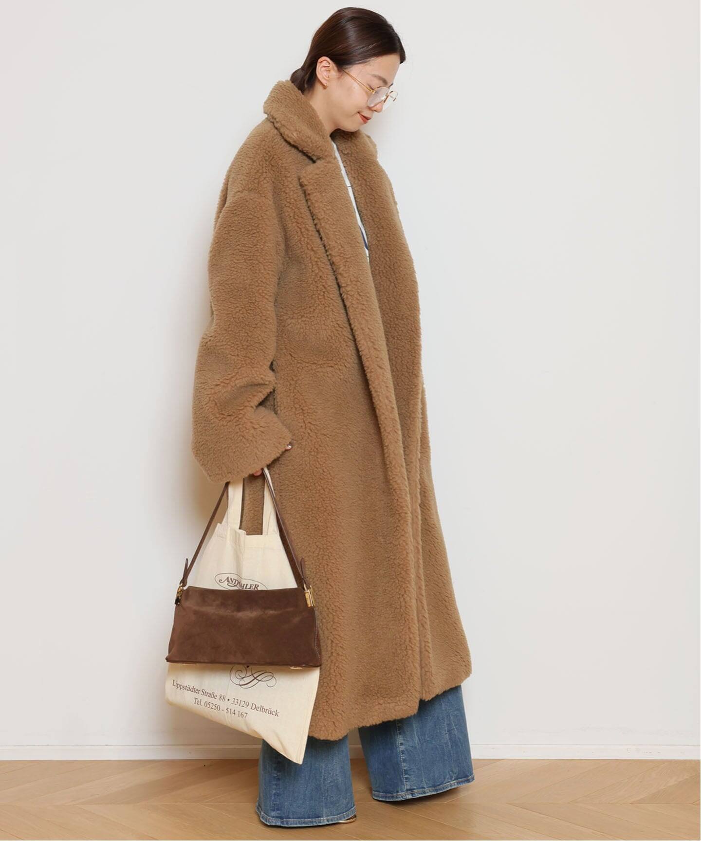 SEVEN ROOMS/セブンルームス】CAMEL/W コート（ボア・フリース）｜MUSE