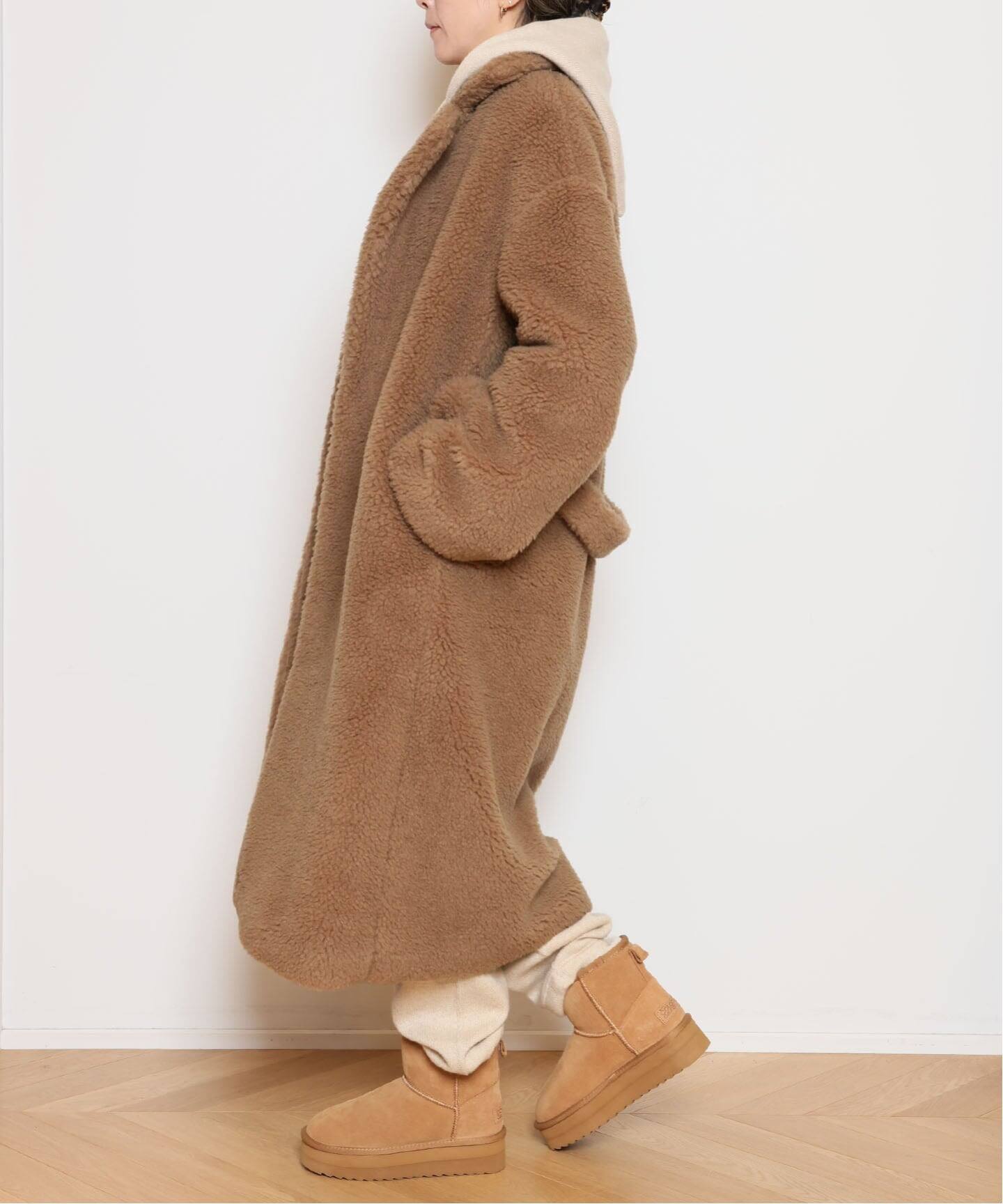 SEVEN ROOMS/セブンルームス】CAMEL/W コート（ボア・フリース）｜MUSE