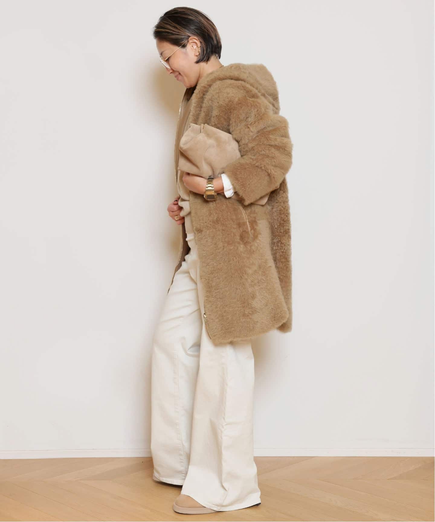 UTZON/ウットソン】MOUTON TEDDY コート（ムートンコート）｜MUSE de
