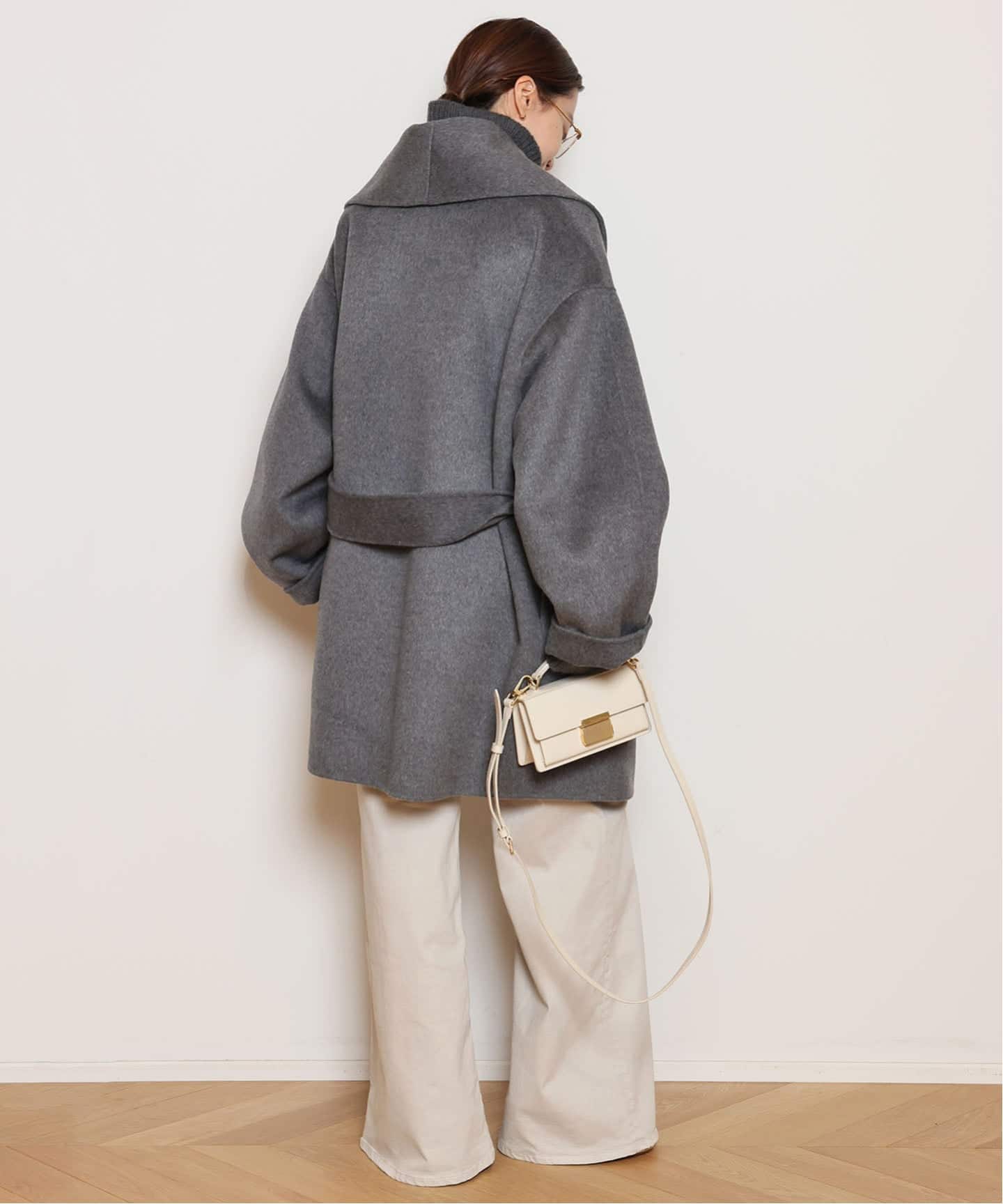 ドゥーズィエムクラス　ALMA ROSA 今期コート　新品未使用　タグ付き ALMA ROSA/アルマ ローザ】SHAWL COLLAR SHORT コート（その他
