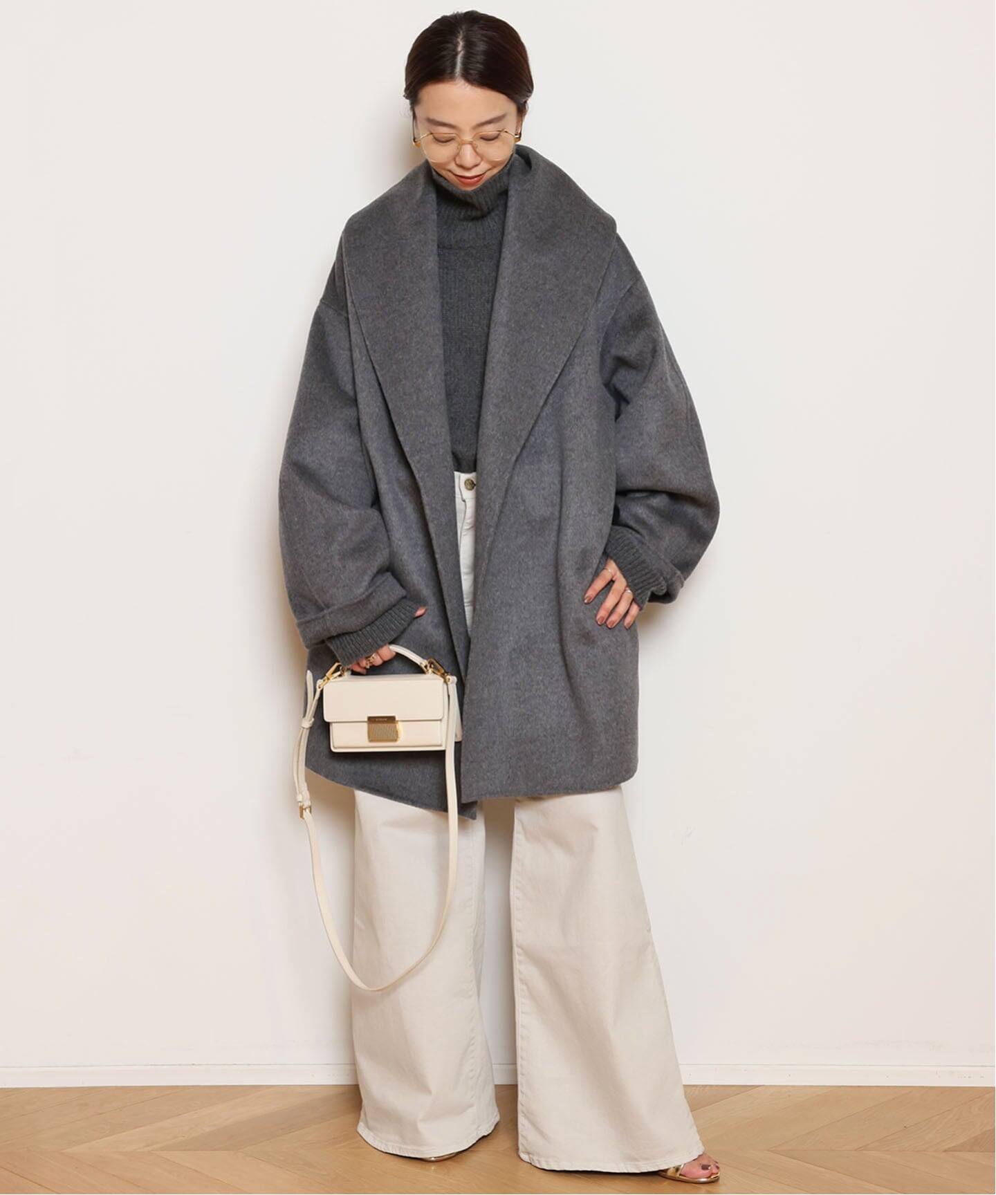 ALMA ROSA/アルマ ローザ】SHAWL COLLAR SHORT コート（その他ブルゾン 