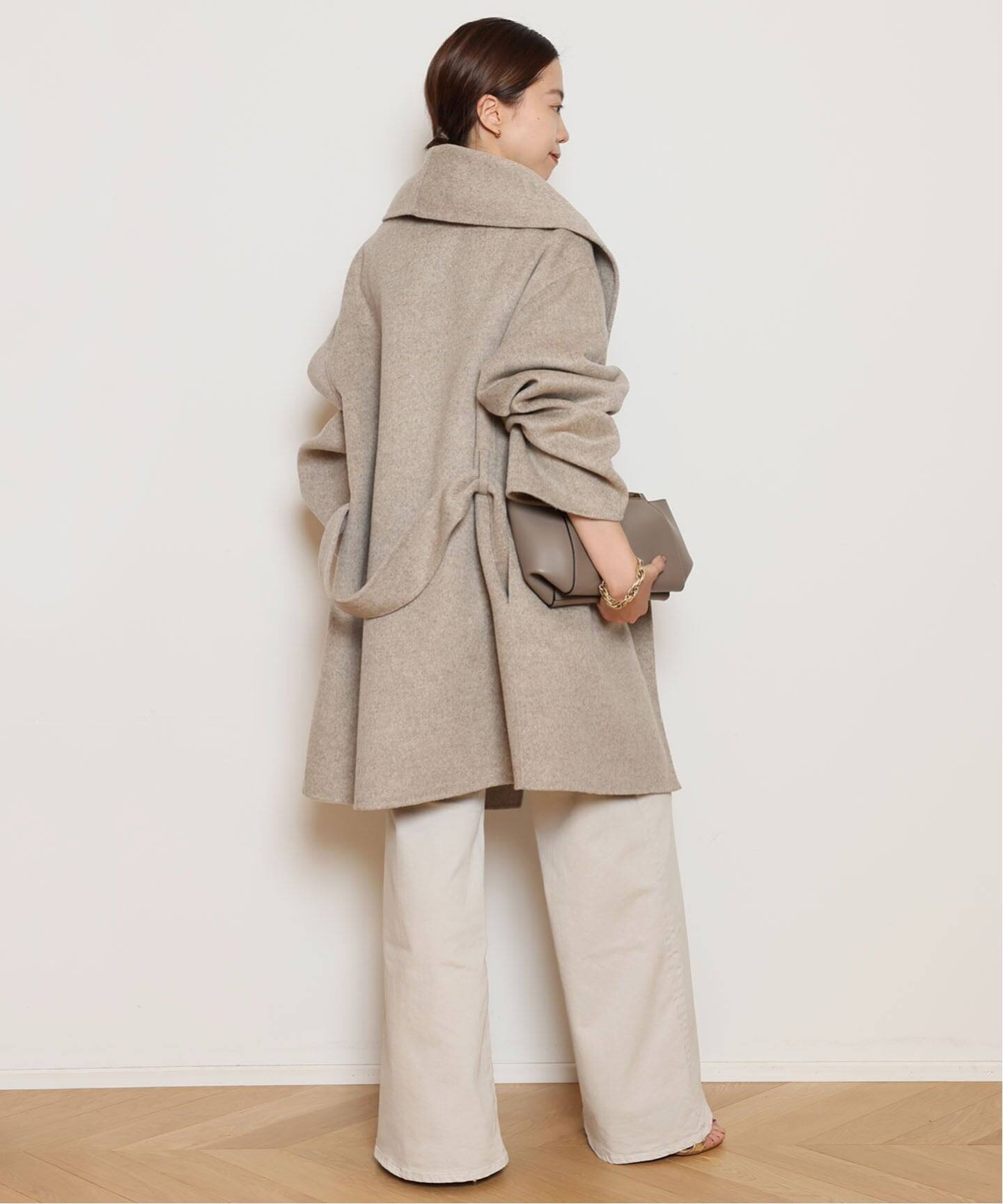 ALMA ROSA/アルマ ローザ】SHAWL COLLAR SHORT コート（その他