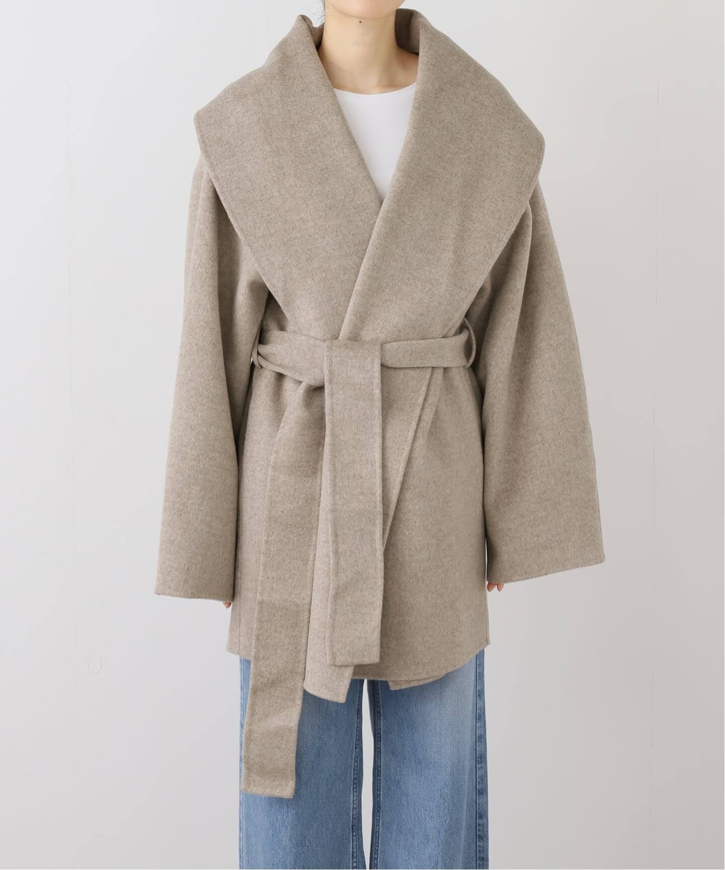 ALMA ROSA/アルマ ローザ】SHAWL COLLAR SHORT コート（その他