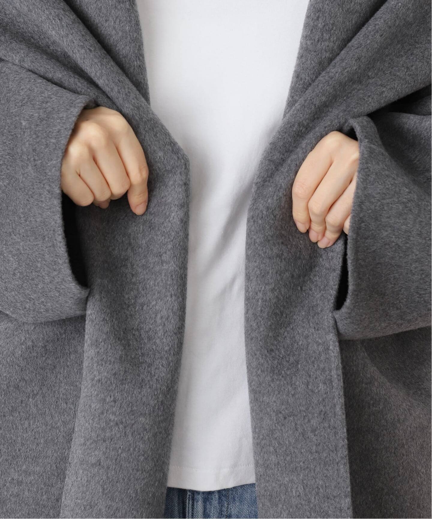 ALMA ROSA/アルマ ローザ】SHAWL COLLAR SHORT コート（その他ブルゾン