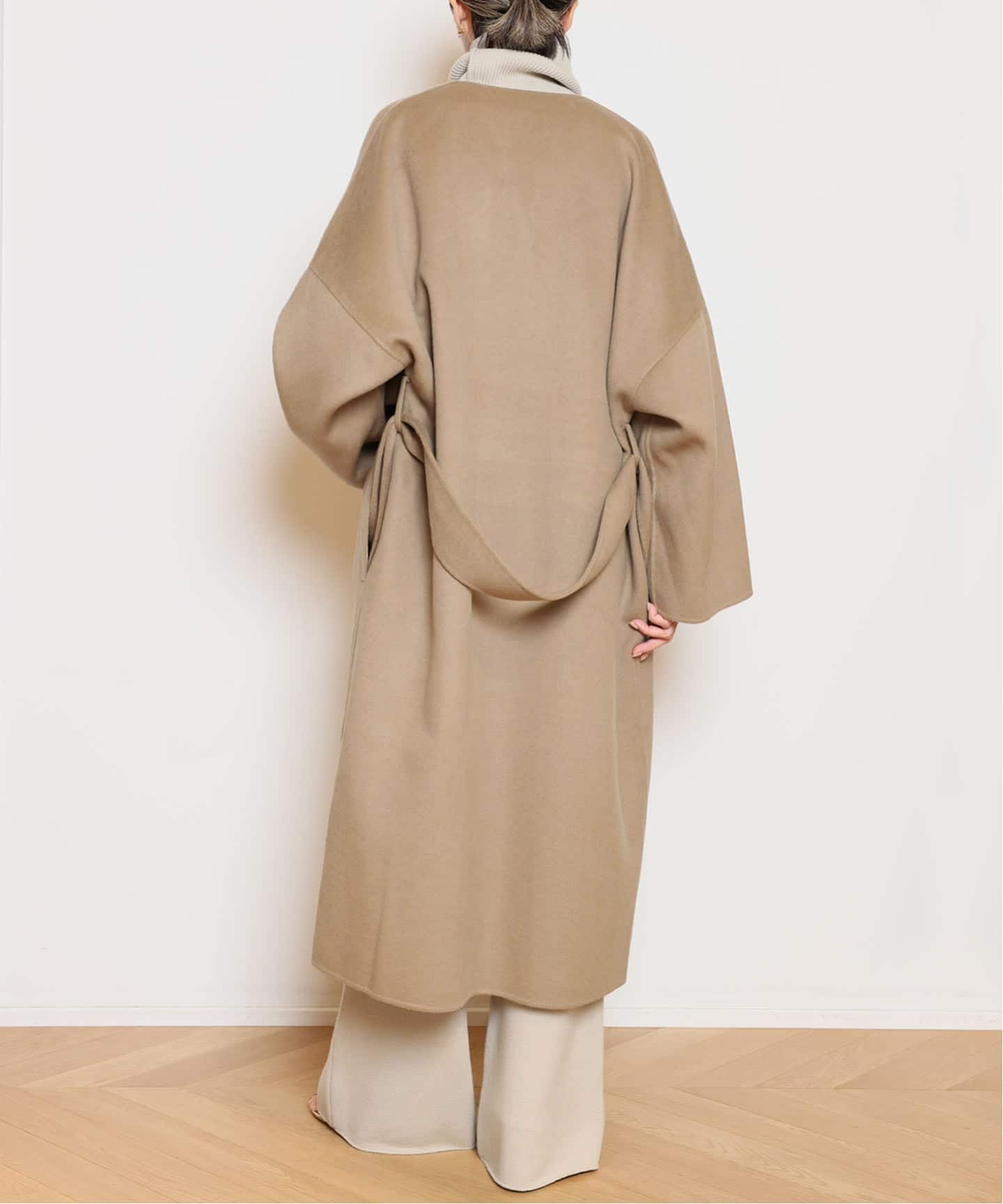 LA COLLECTION/ラ コレクション】LONG コート（ノーカラーコート