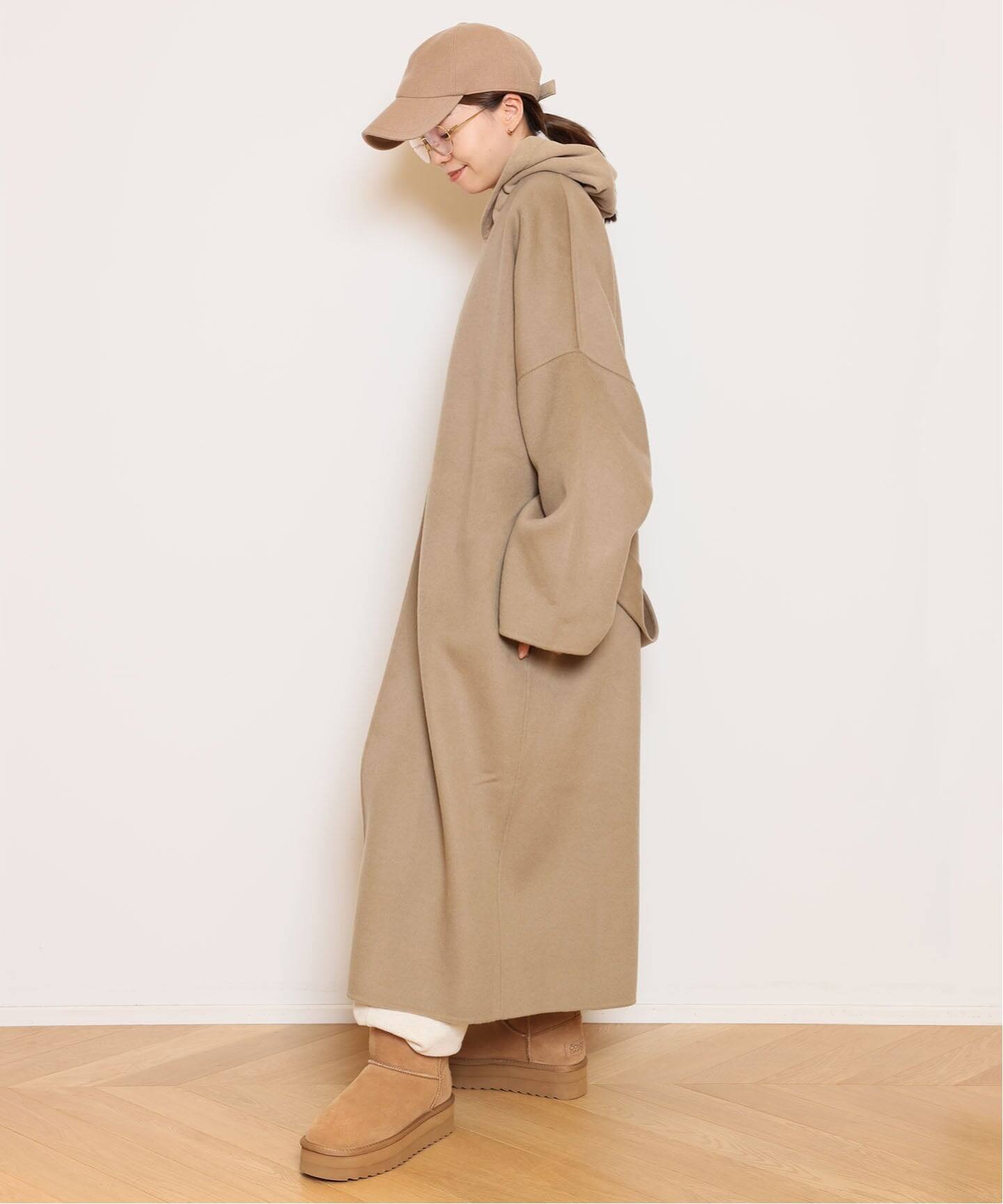 LA COLLECTION/ラ コレクション】LONG コート（ノーカラーコート