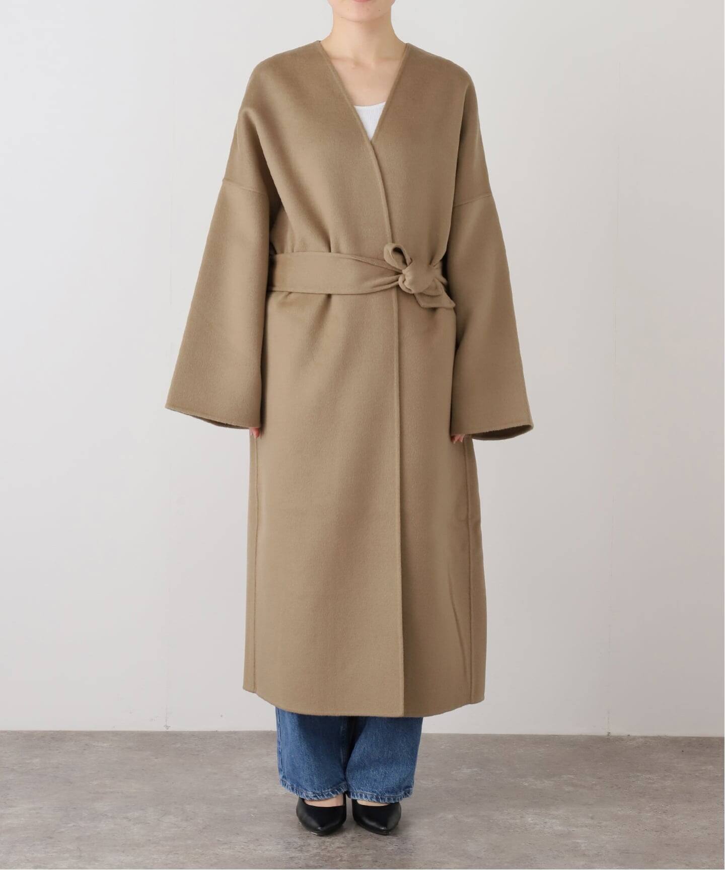 LA COLLECTION/ラ コレクション】LONG コート（ノーカラーコート
