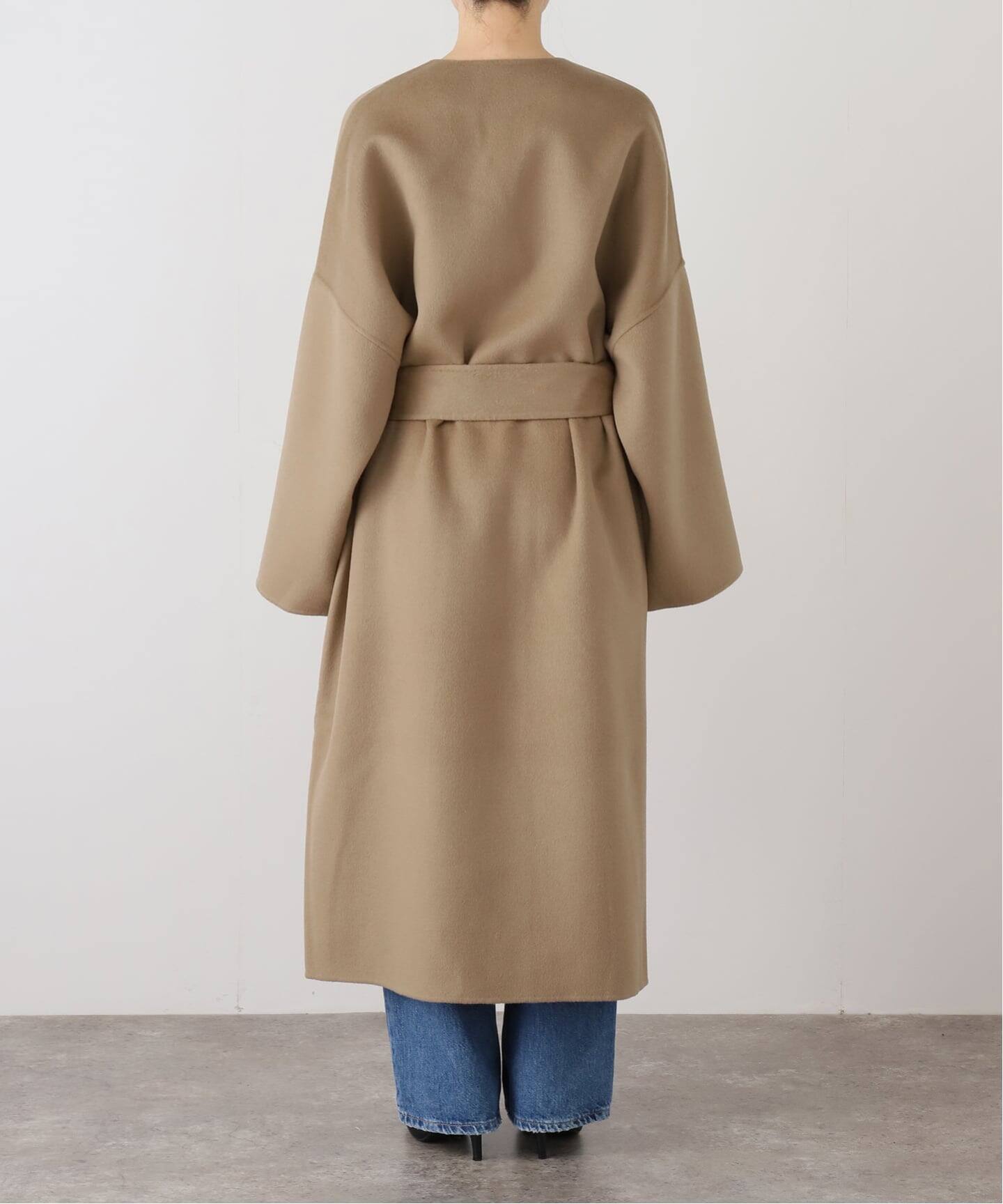LA COLLECTION/ラ コレクション】LONG コート（ノーカラーコート 