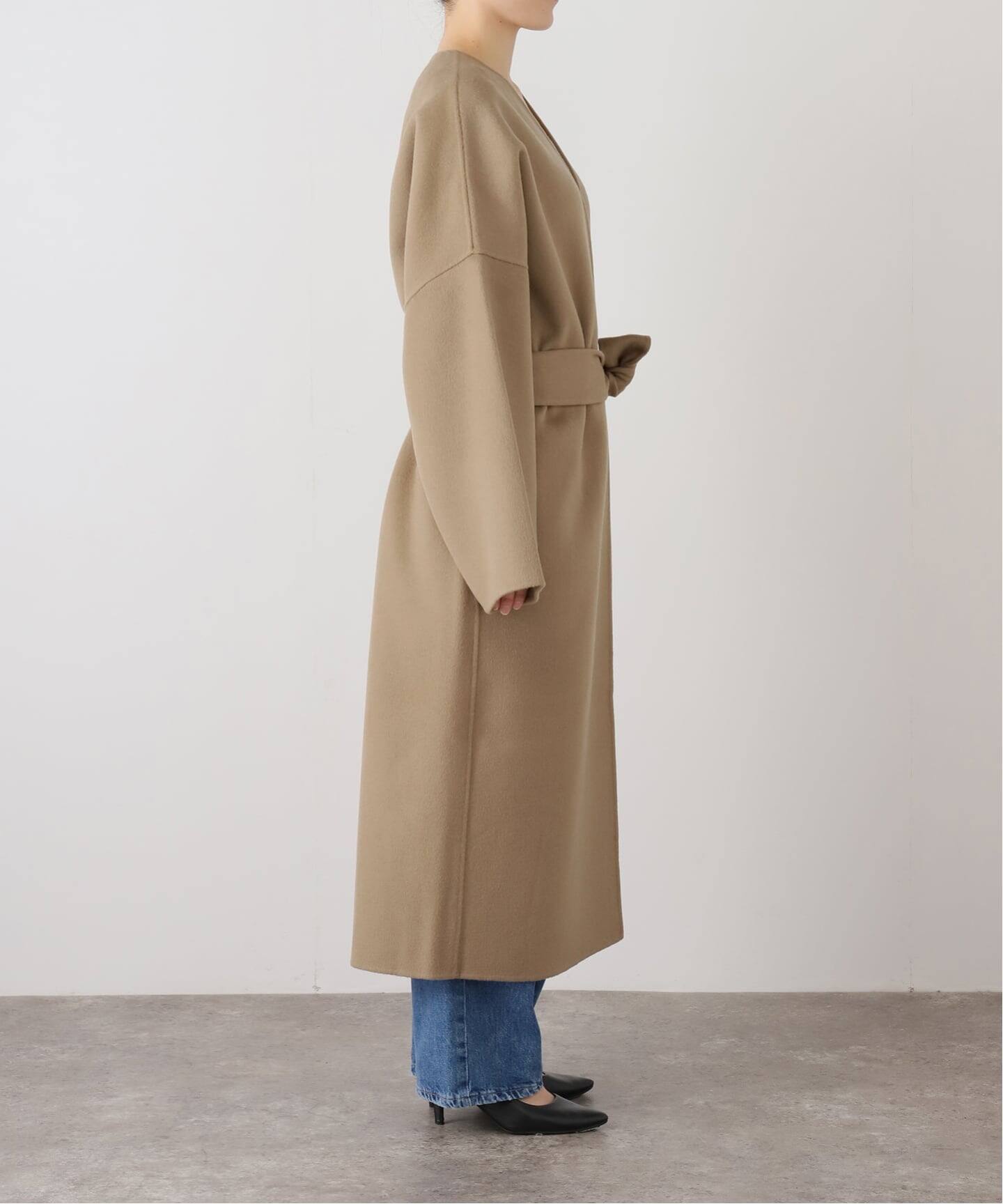 LA COLLECTION/ラ コレクション】LONG コート（ノーカラーコート