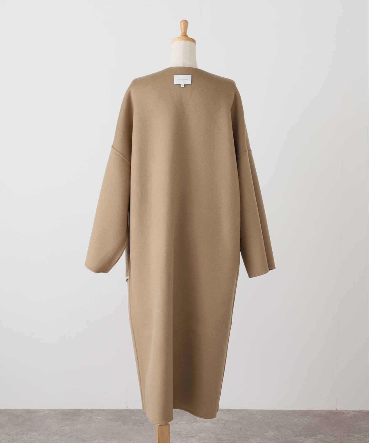 LA COLLECTION/ラ コレクション】LONG コート（ノーカラーコート