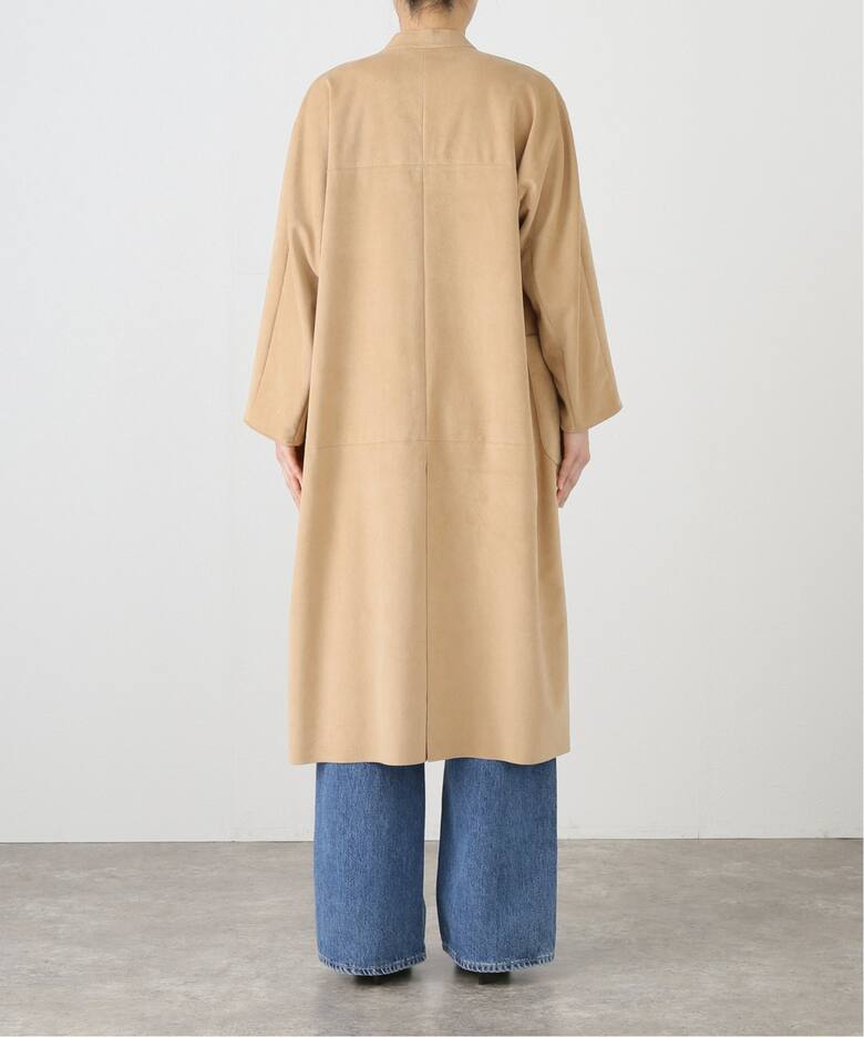 ULTRASUEDE COAT（ノーカラーコート）｜L