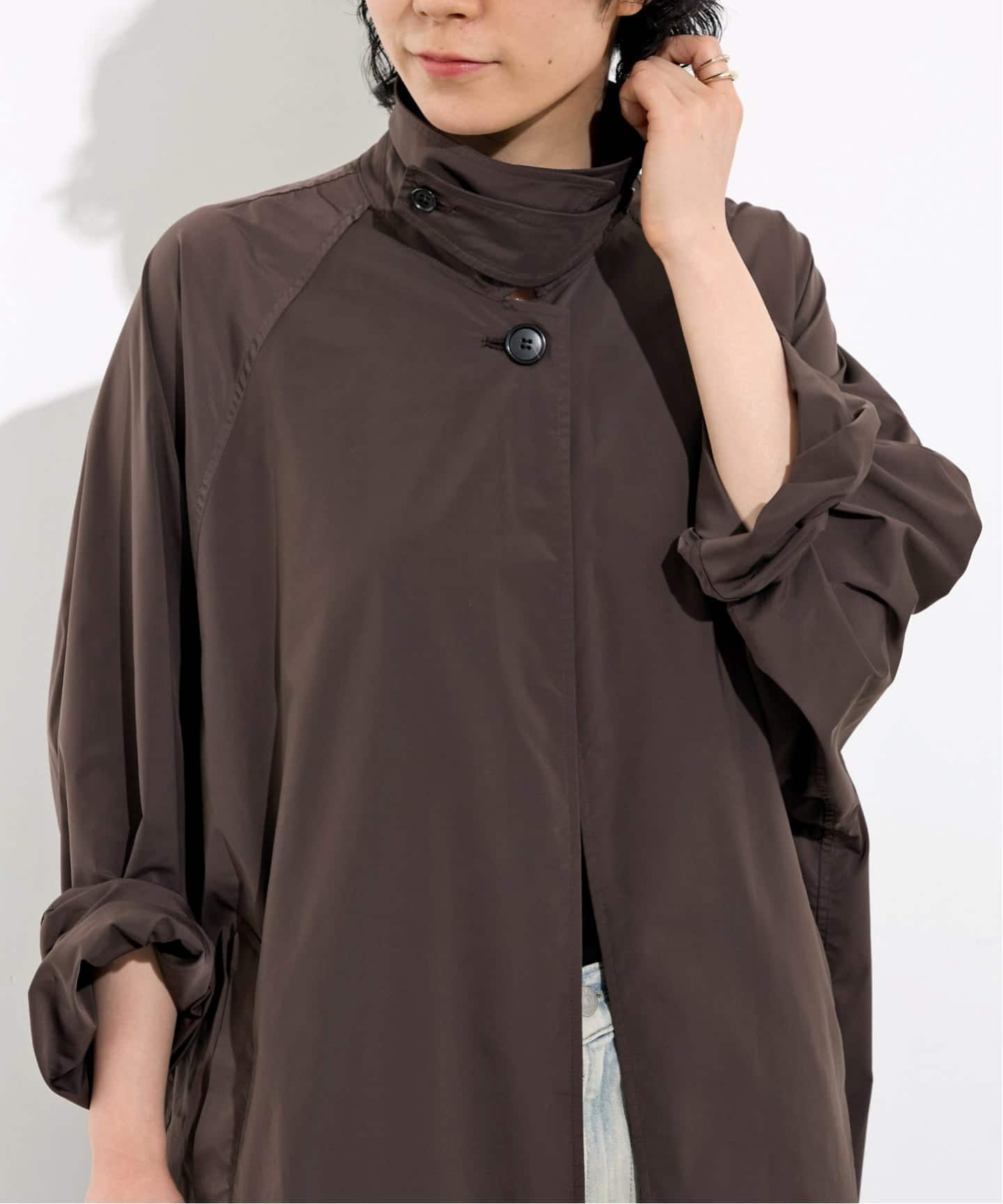 Lisiere/アパルトモン】Taffeta Light Coat