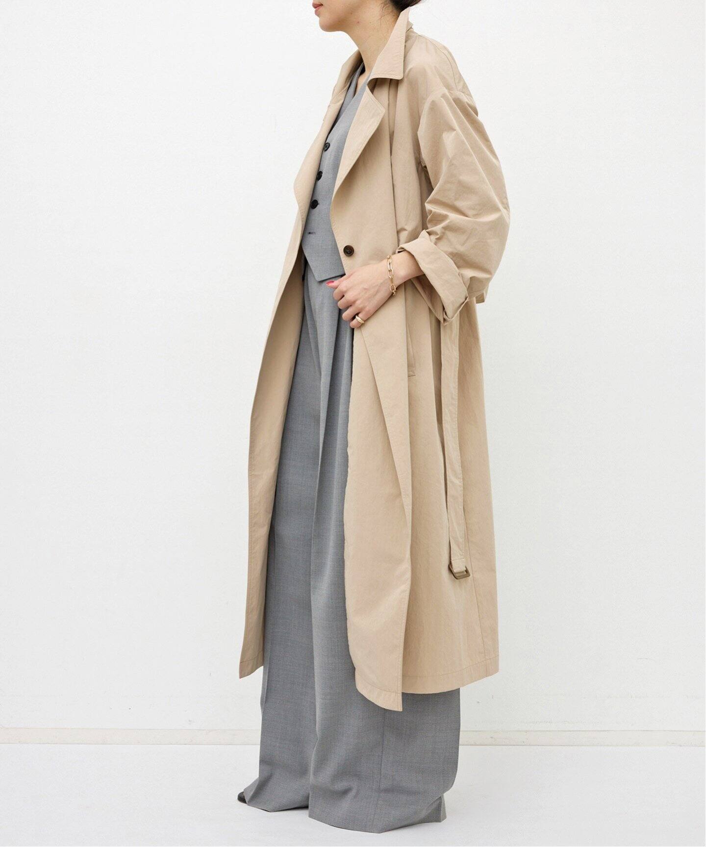 アパルトモン 無謀 リジェール ロングトレンチコート 