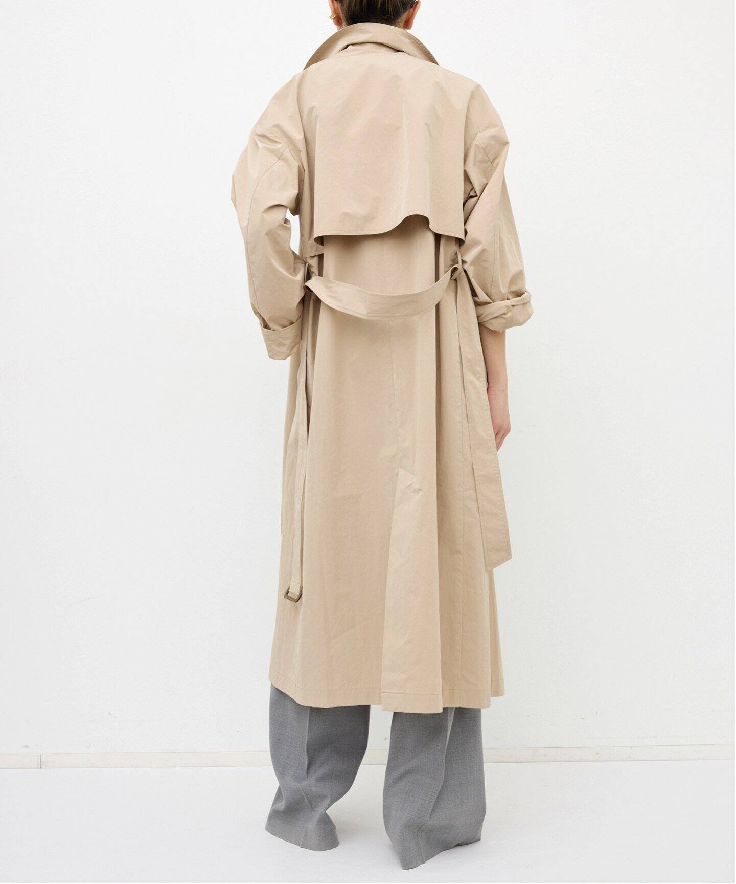 MINIMAL TRENCH COAT（トレンチコート）｜L