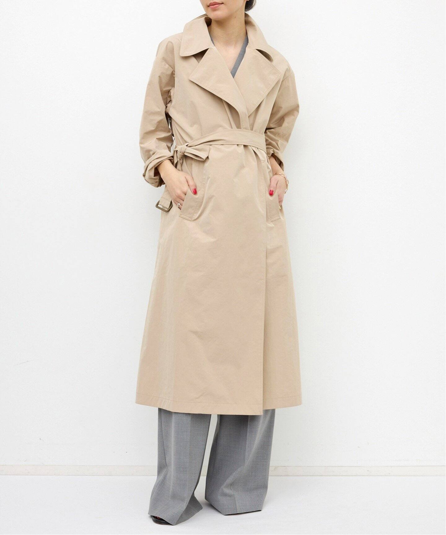 MINIMAL TRENCH COAT（トレンチコート）｜L 