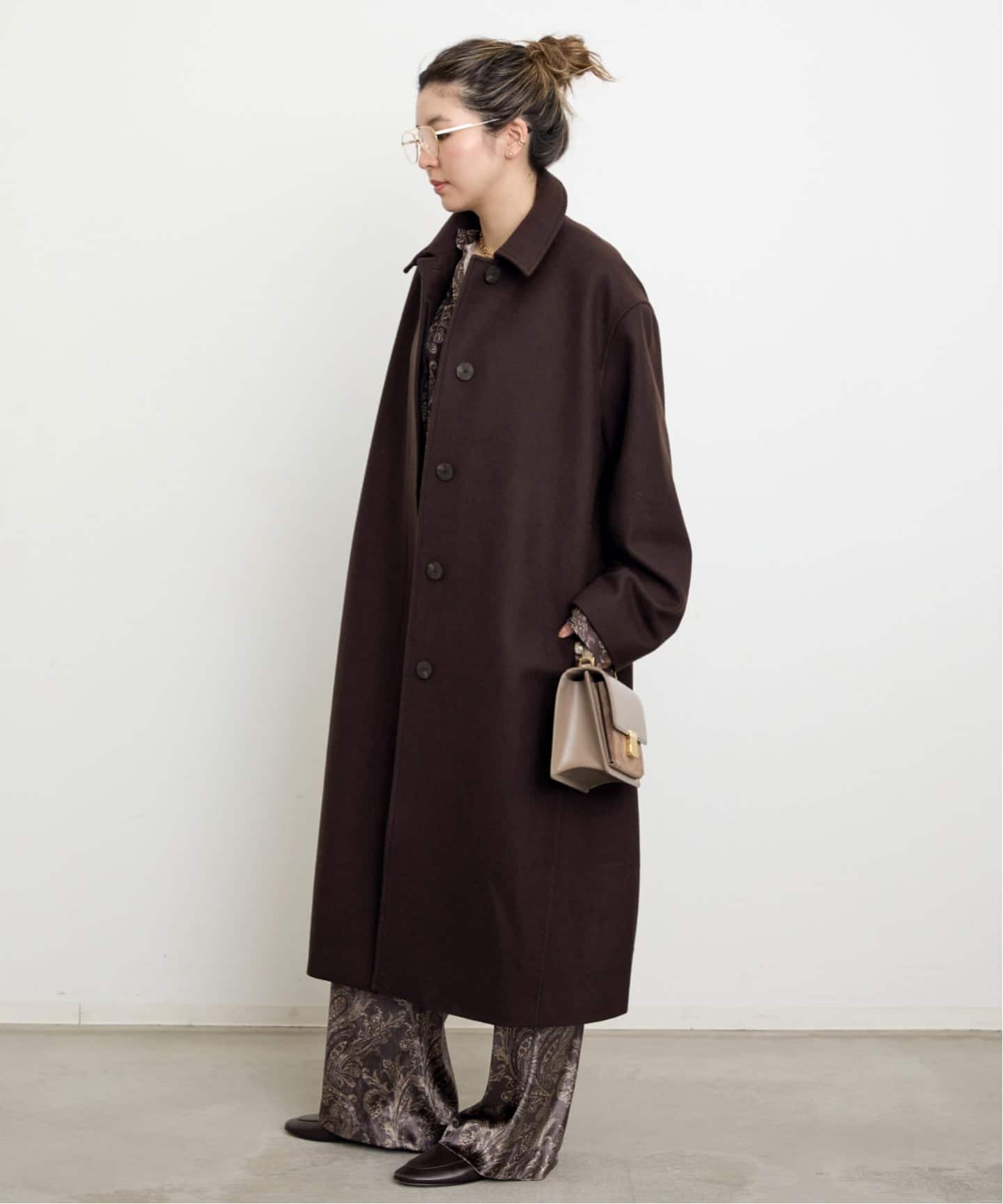 STUDIO NICHOLSON/スタジオ ニコルソン】 ROUNDED OVERCOAT