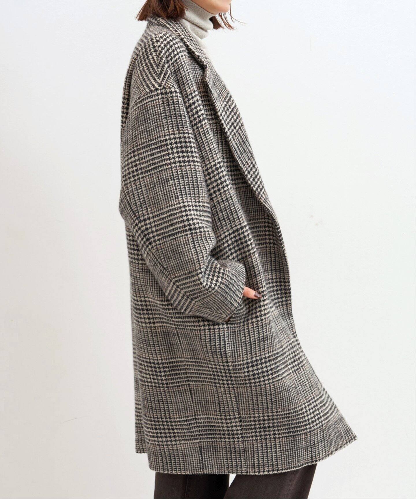 LISIERE CHECK W COAT（その他ブルゾン／アウター）｜L