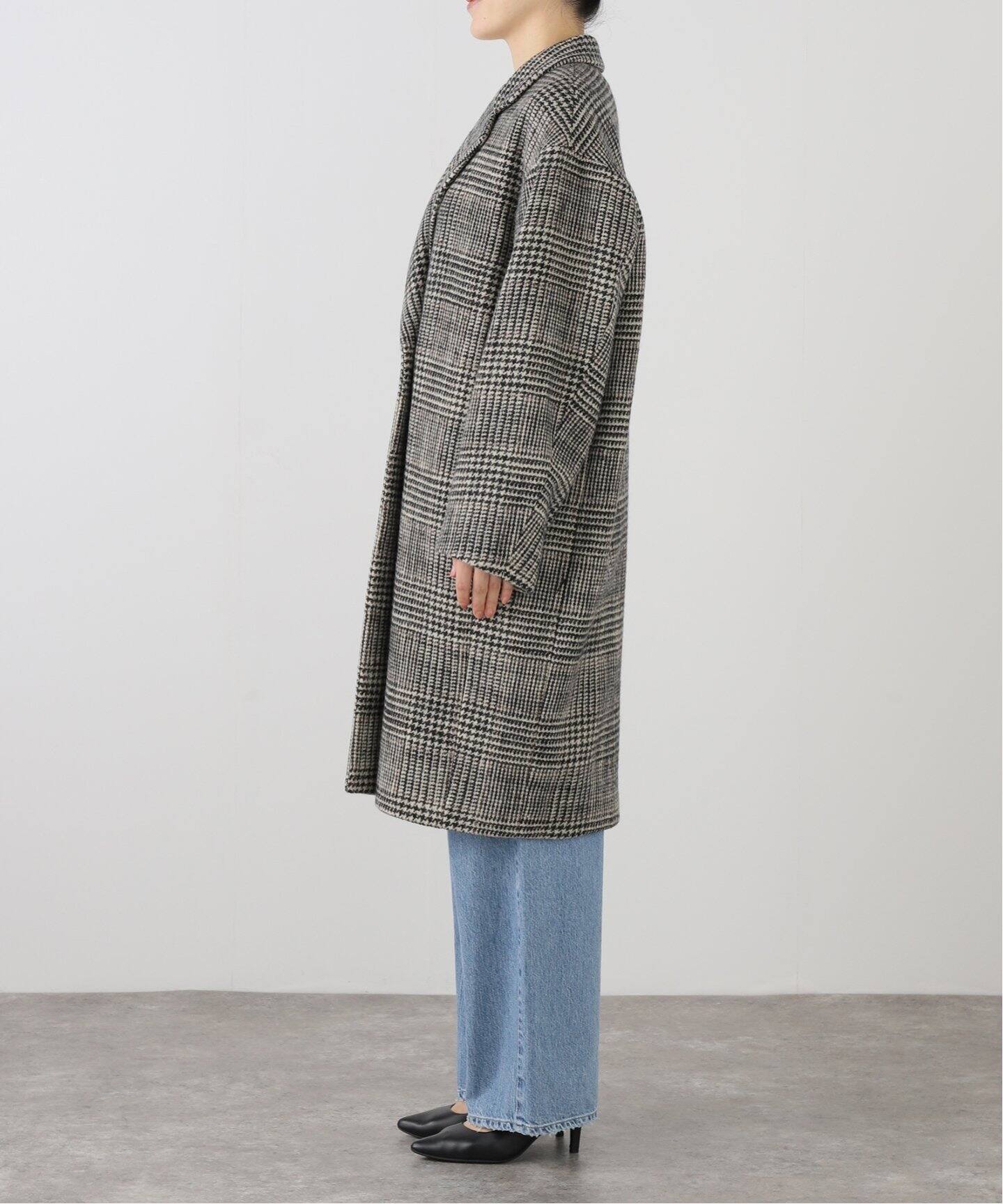 LISIERE CHECK W COAT（その他ブルゾン／アウター）｜L 