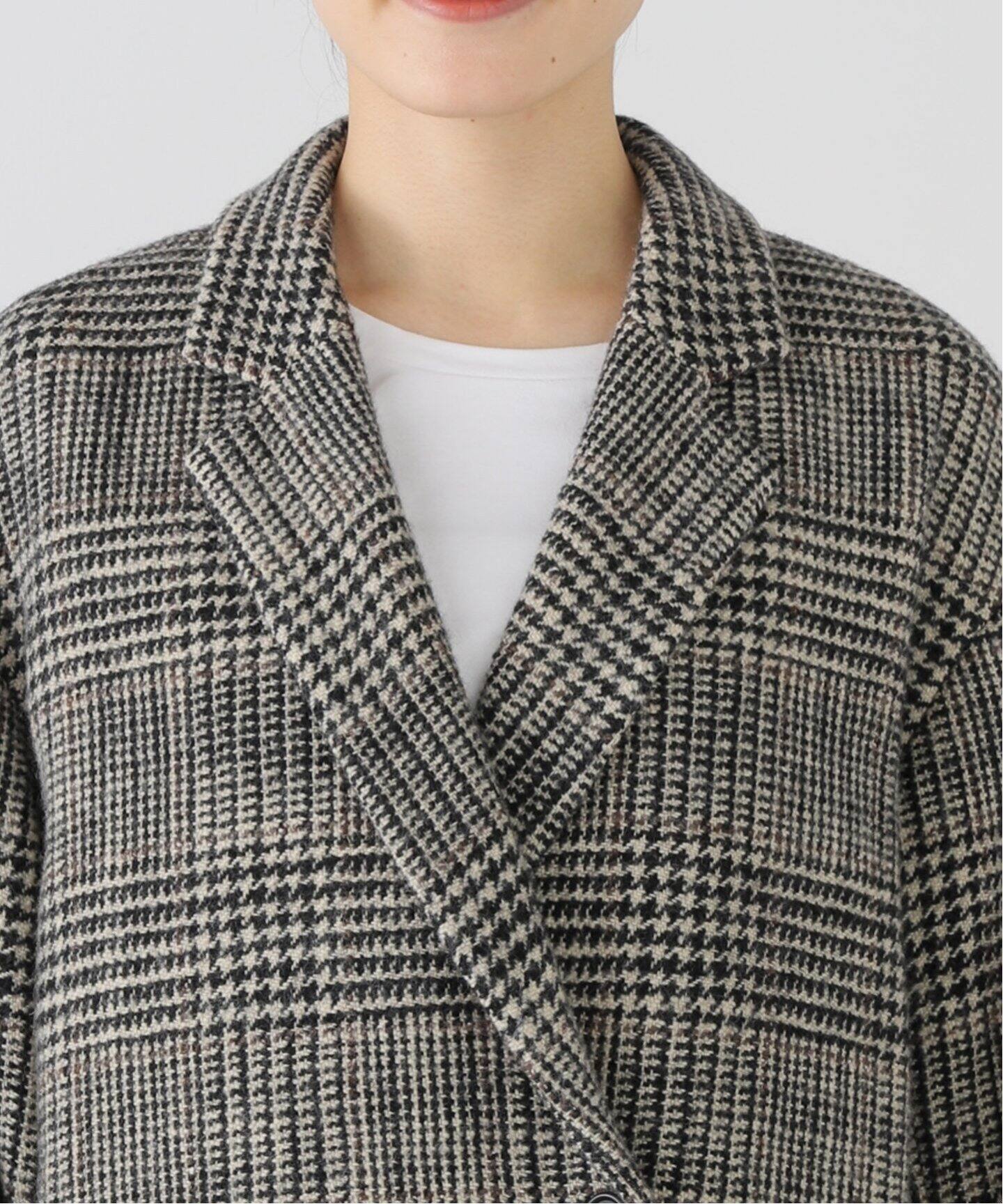 LISIERE CHECK W COAT（その他ブルゾン／アウター）｜L