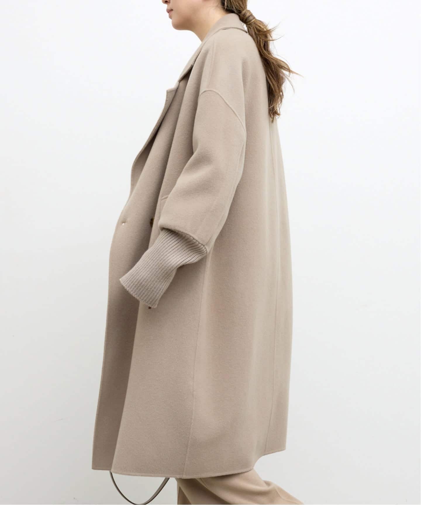 L'Appartement【LOU ANDREA】 RIB WOOL COAT LOU ANDREA/ルーアンドレア】 RIB WOOL COAT（その他ブルゾン