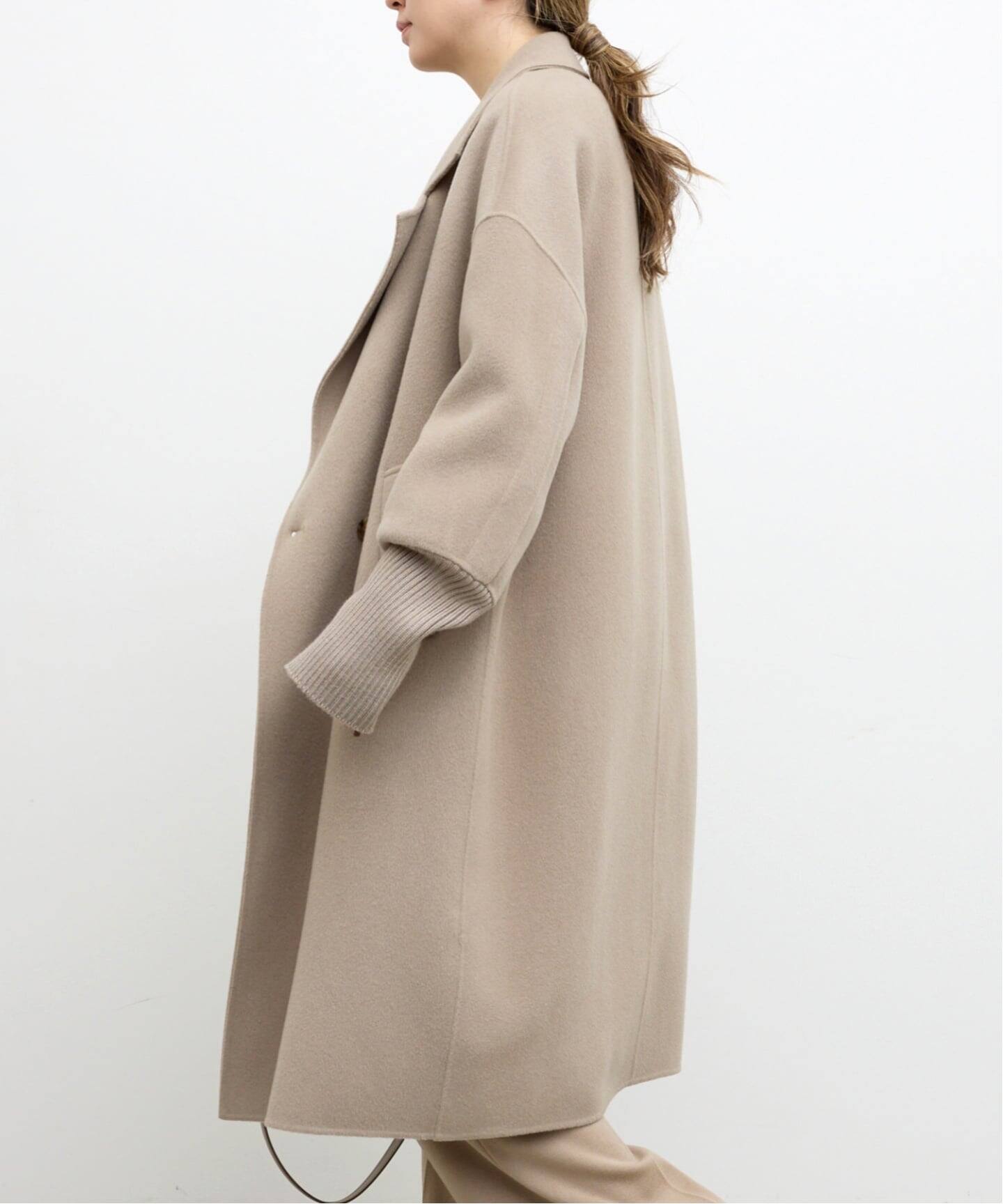 LOU ANDREA/ルーアンドレア】 RIB WOOL COAT（その他ブルゾン 