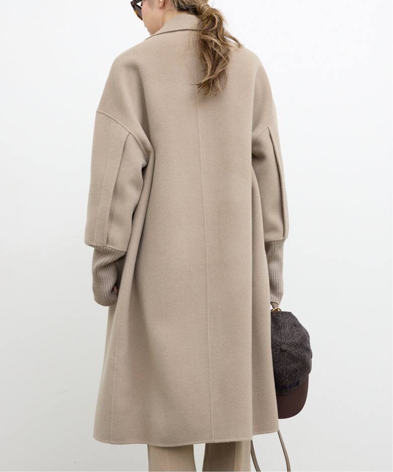 LOU ANDREA/ルーアンドレア】 RIB WOOL COAT（その他ブルゾン 