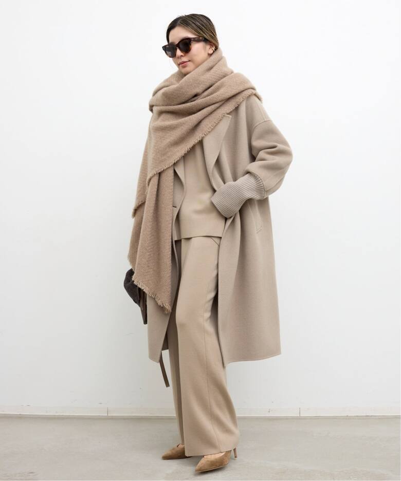 LOU ANDREA/ルーアンドレア】 RIB WOOL COAT（その他ブルゾン 