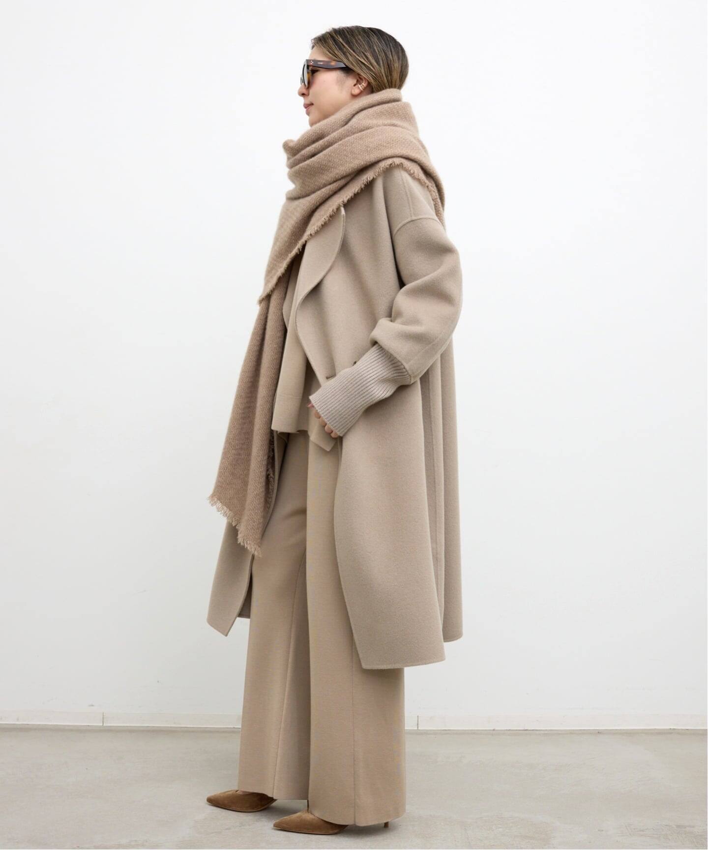Lou Andreaルーアンドレア　Mouton Fake Hood Coat Lou Andrea ルーアンドレア Mouton Fake Hood Coat