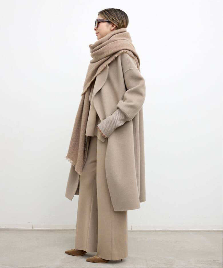 LOU ANDREA/ルーアンドレア】 RIB WOOL COAT（その他ブルゾン 