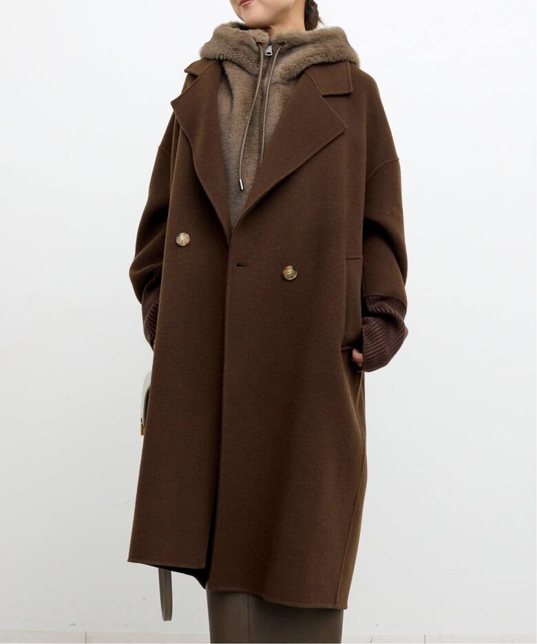 LOU ANDREA/ルーアンドレア】 RIB WOOL COAT（その他ブルゾン 
