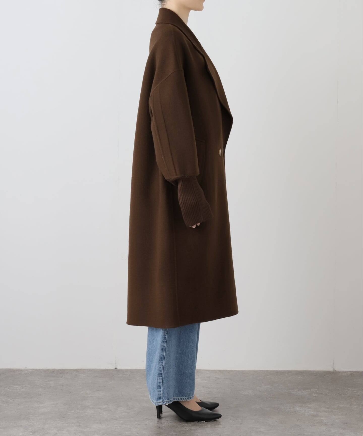 L'Appartement【LOU ANDREA】 RIB WOOL COAT LOU ANDREA/ルーアンドレア】 RIB WOOL COAT（その他ブルゾン