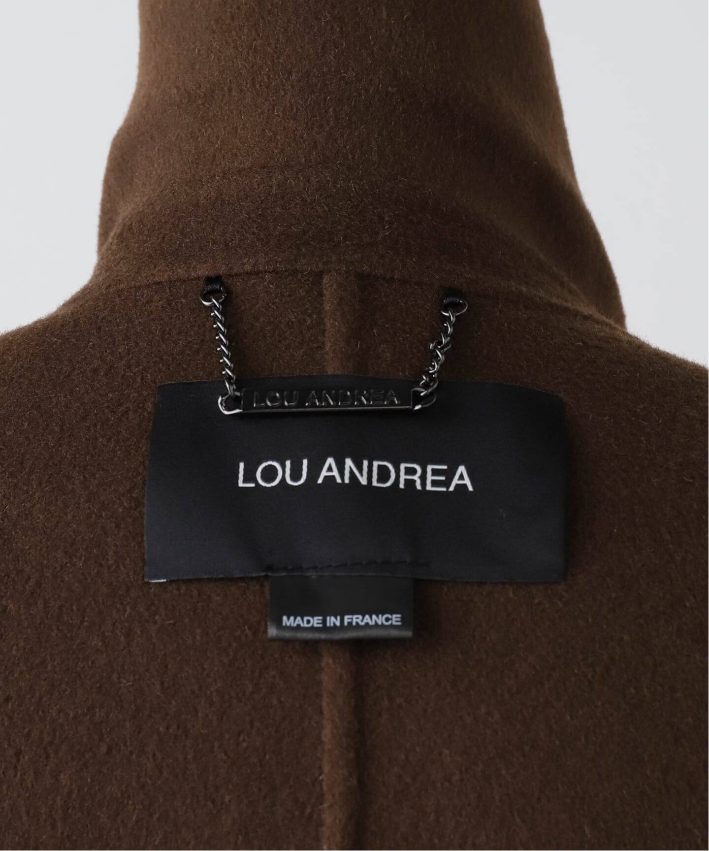 LOU ANDREA/ルーアンドレア】 RIB WOOL COAT（その他ブルゾン