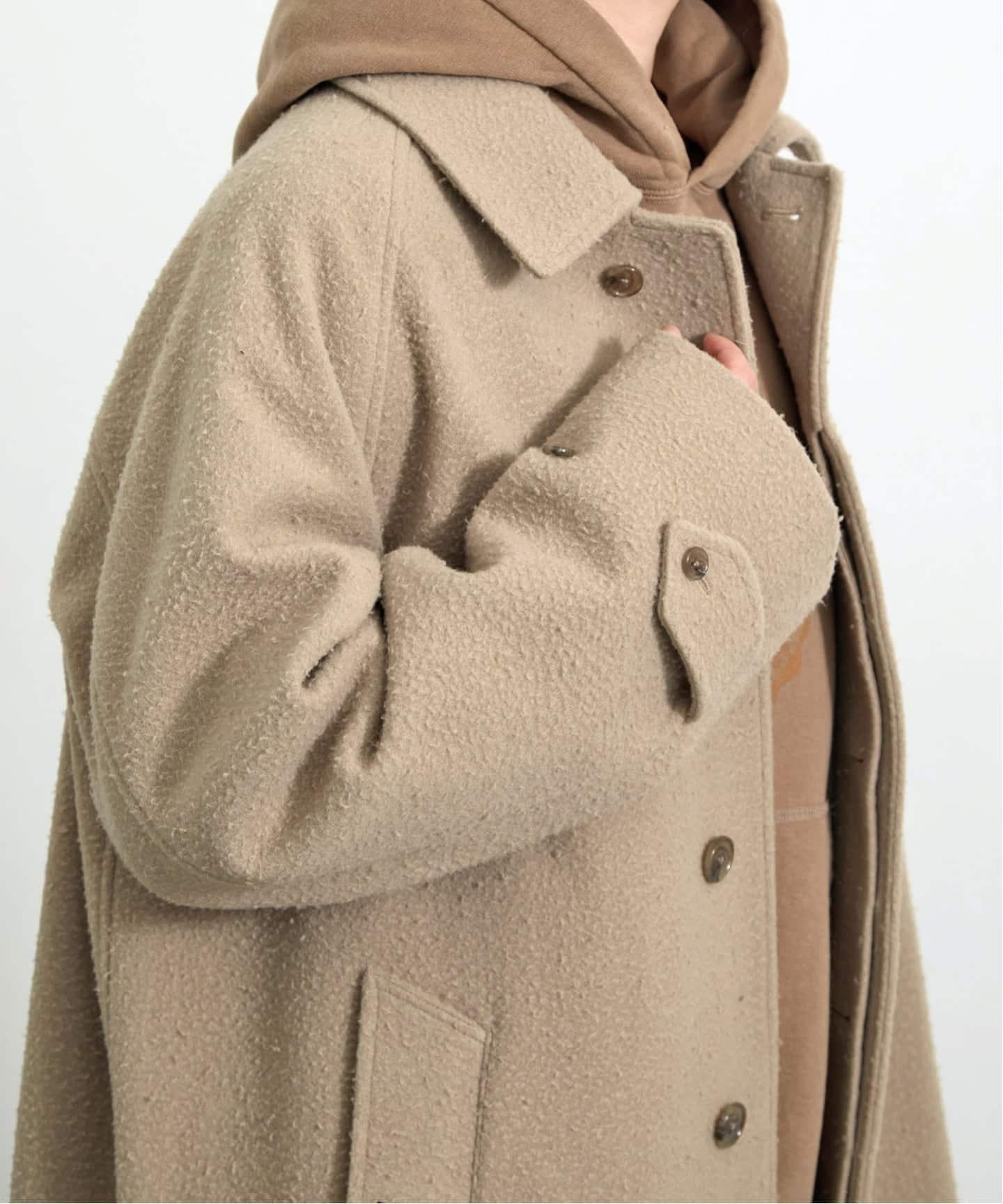 COUTURE D'ADAM/クチュール ド アダム】 BAL COLLAR COAT（ステン