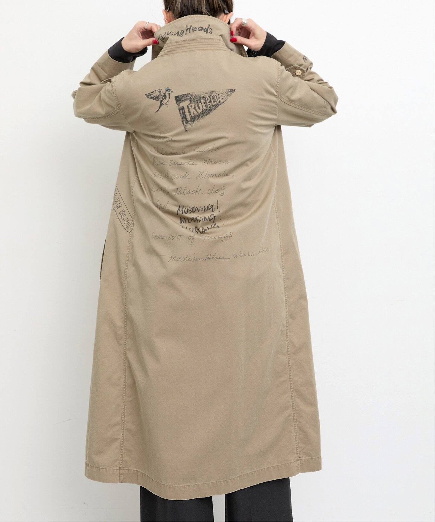 MADISON BLUE/マディソン ブルー】 GRAFFITI SHOP COAT（ステンカラー  