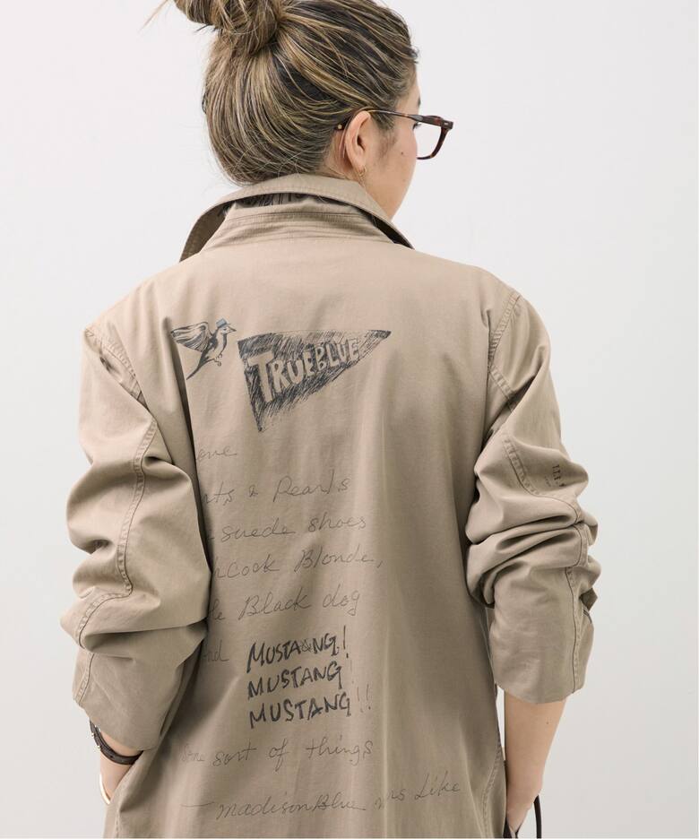 MADISONBLUE/マディソン ブルー】 GRAFFITI SHOP COAT（ステンカラー 