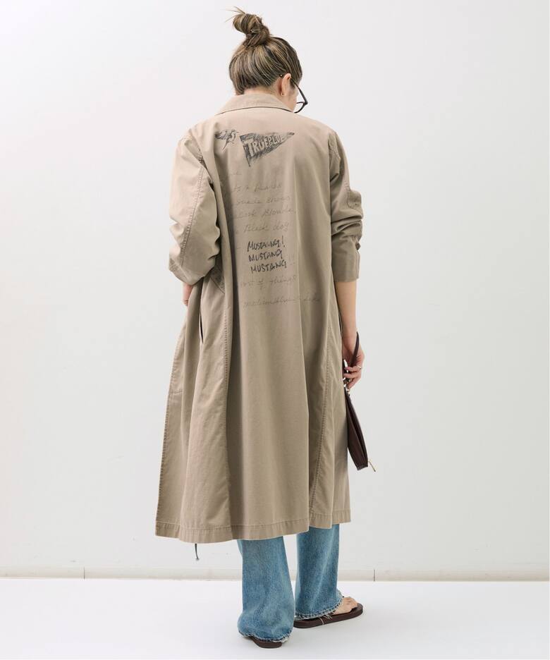 MADISONBLUE/マディソン ブルー】 GRAFFITI SHOP COAT（ステンカラー 