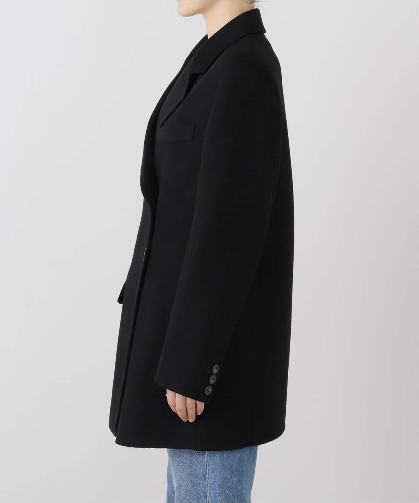 ha na ko ページ　L'Appartement ルーアンドレア】 予約》【LOU ANDREA/ルーアンドレア】DOUBLE FACE JACKET COAT