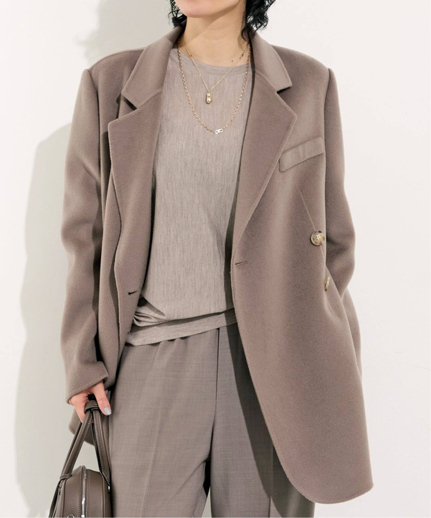 LOU ANDREA/ルーアンドレア】DOUBLE FACE JACKET COAT（その他ブルゾン 