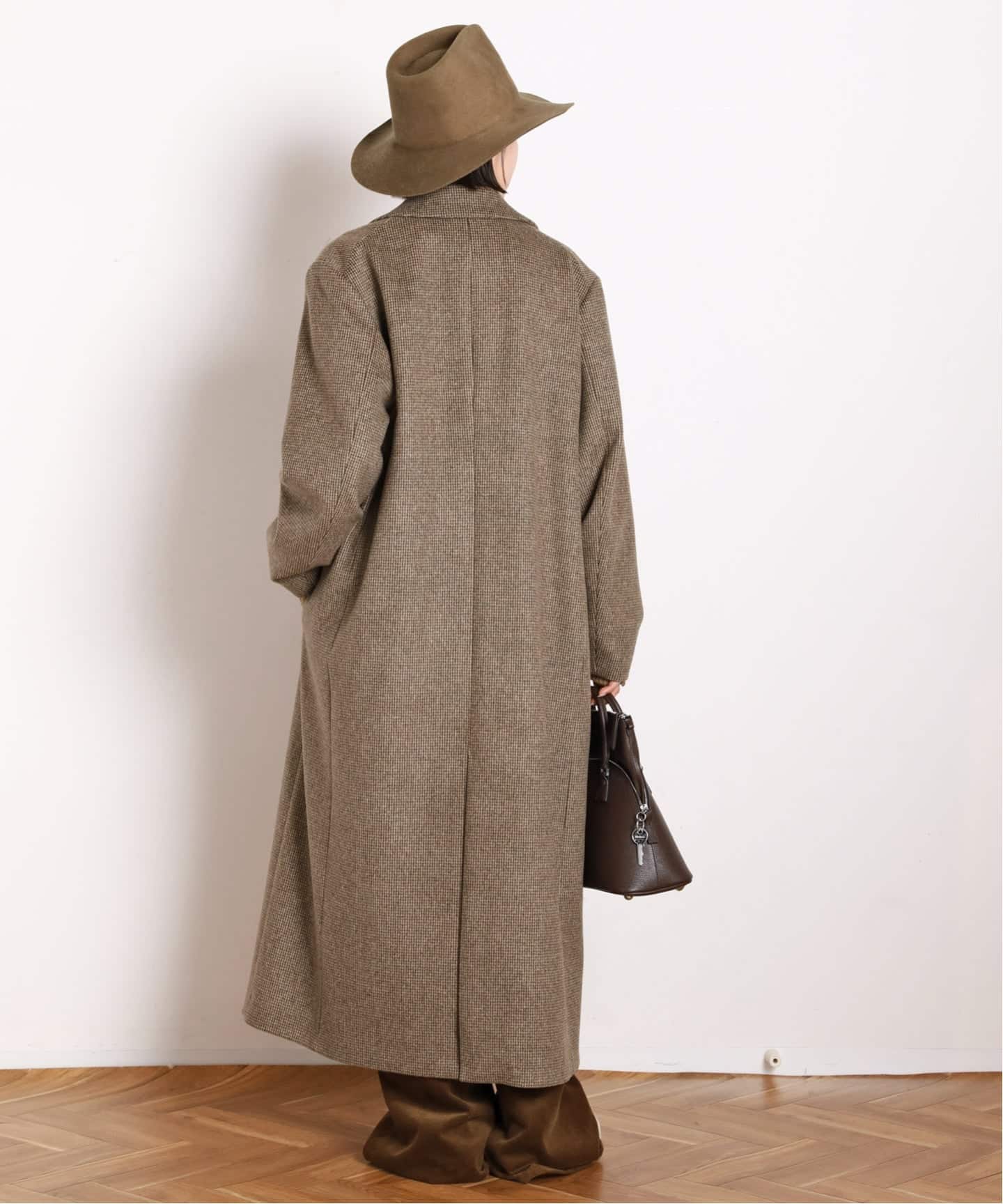 シャギーチェックチェスターコート（チェスターコート）｜AP STUDIO